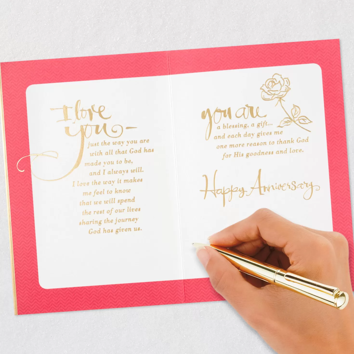 Anniversary>Hallmark God Made You A Woman Of Grace Anniversary Card For Wife