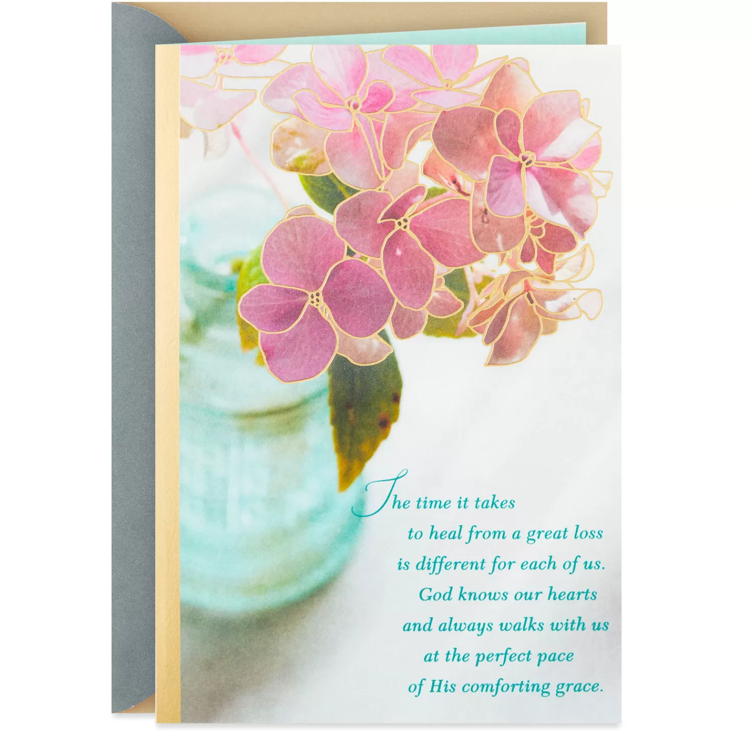 Best Sale God Walks With Us Religious Sympathy Card Sympathy