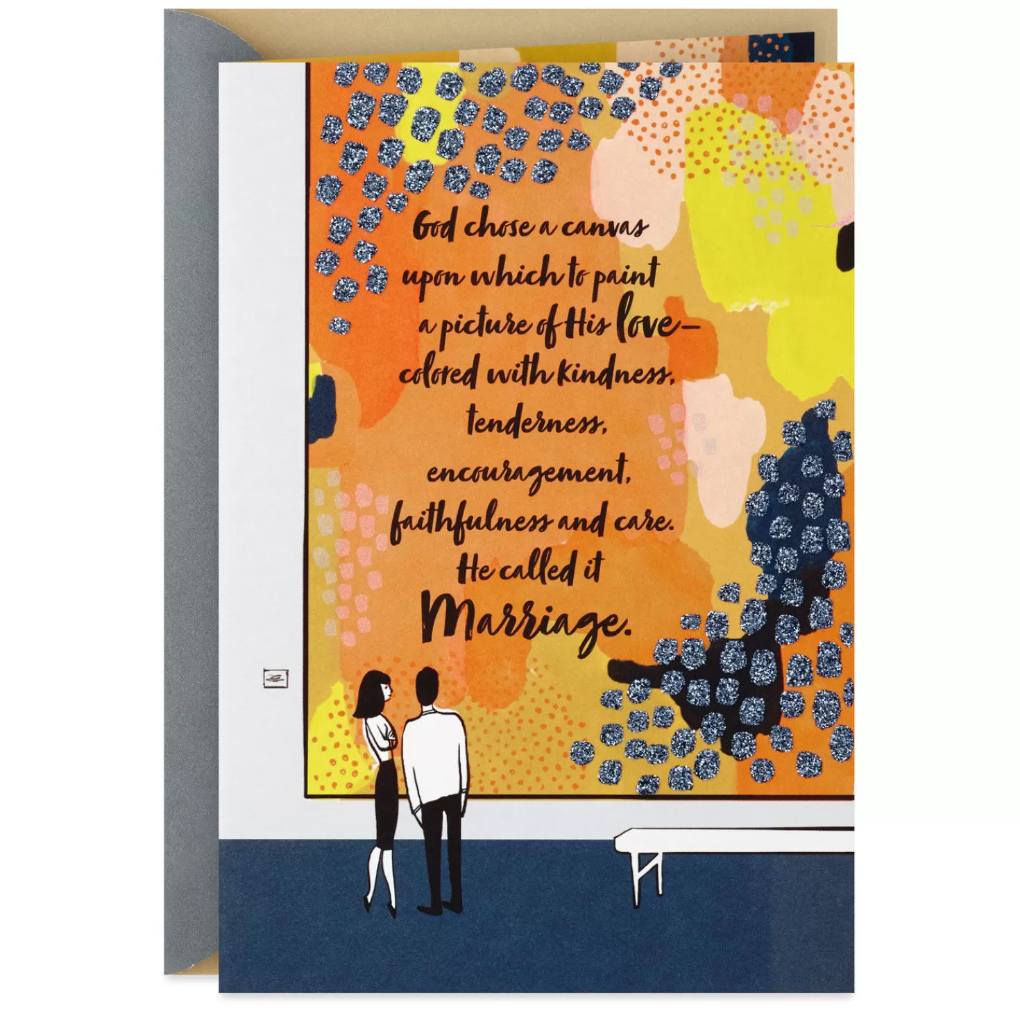 Anniversary>Hallmark God's Canvas Of Love Anniversary Card
