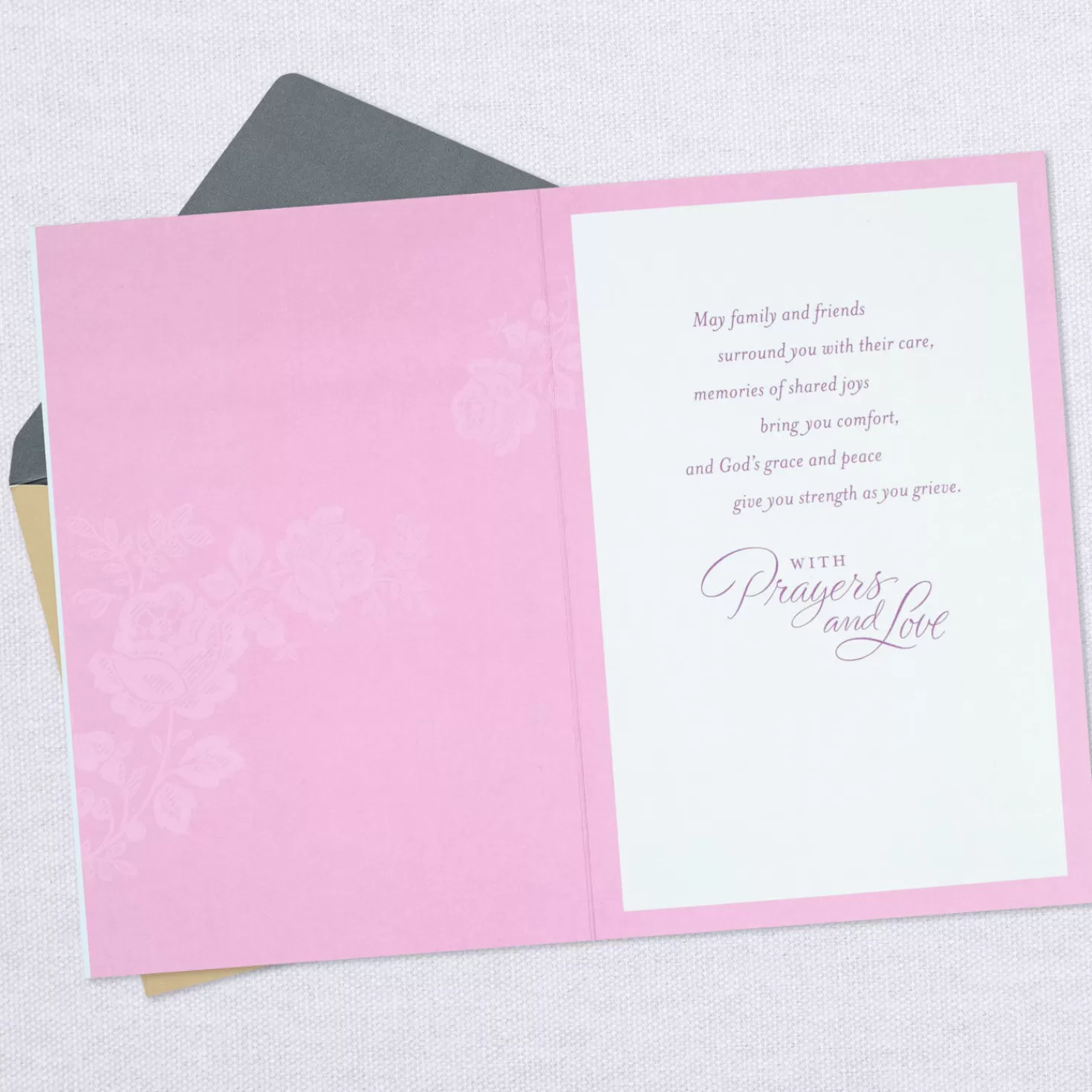 Shop God's Grace For You Sympathy Card For Loss Of Wife Sympathy