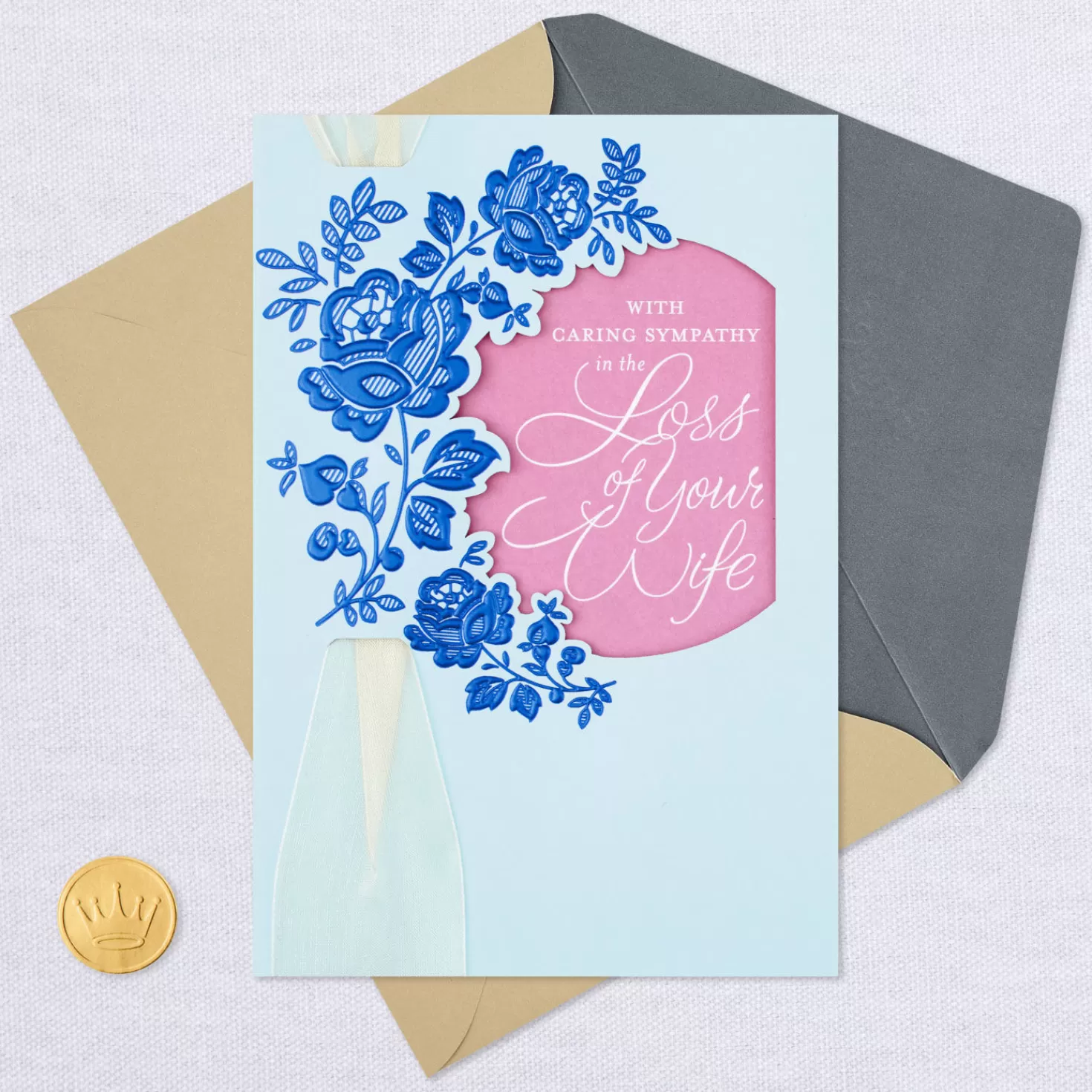Shop God's Grace For You Sympathy Card For Loss Of Wife Sympathy