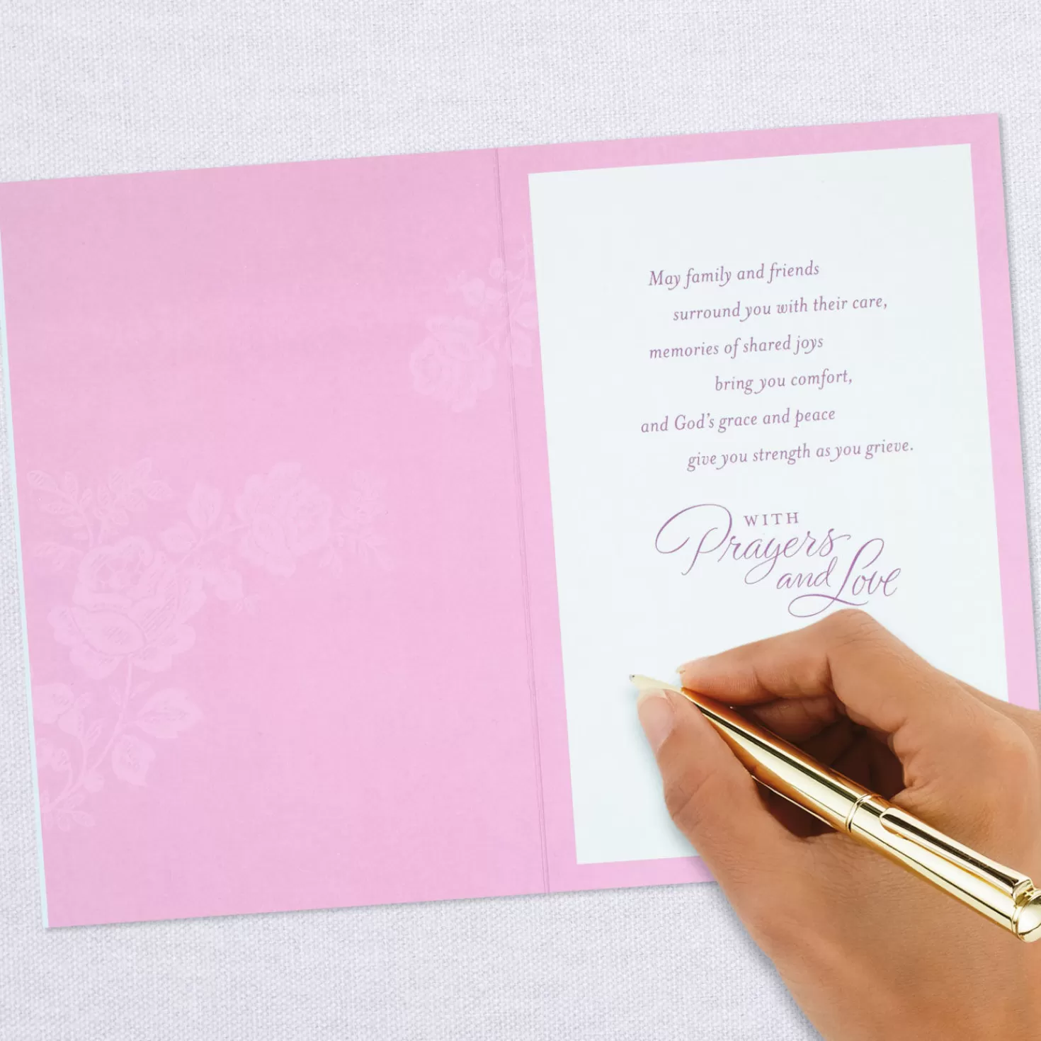Shop God's Grace For You Sympathy Card For Loss Of Wife Sympathy
