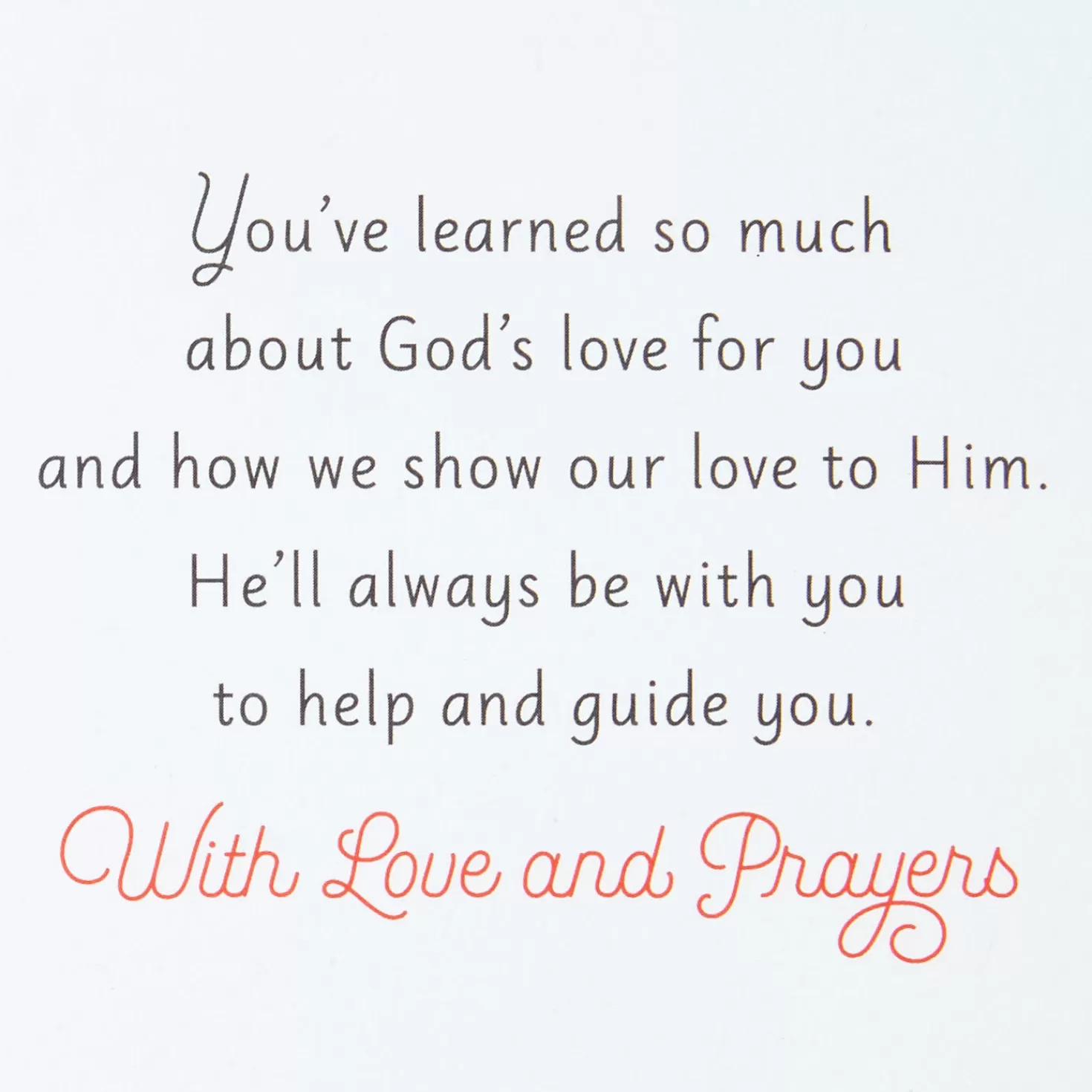 Store God's Love Religious First Communion Card For Goddaughter First Communion