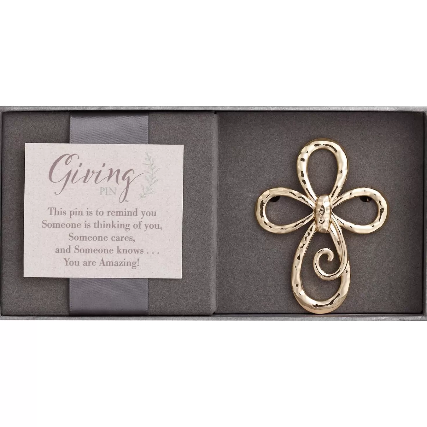 Outlet Gold Cross Giving Pin Get Well