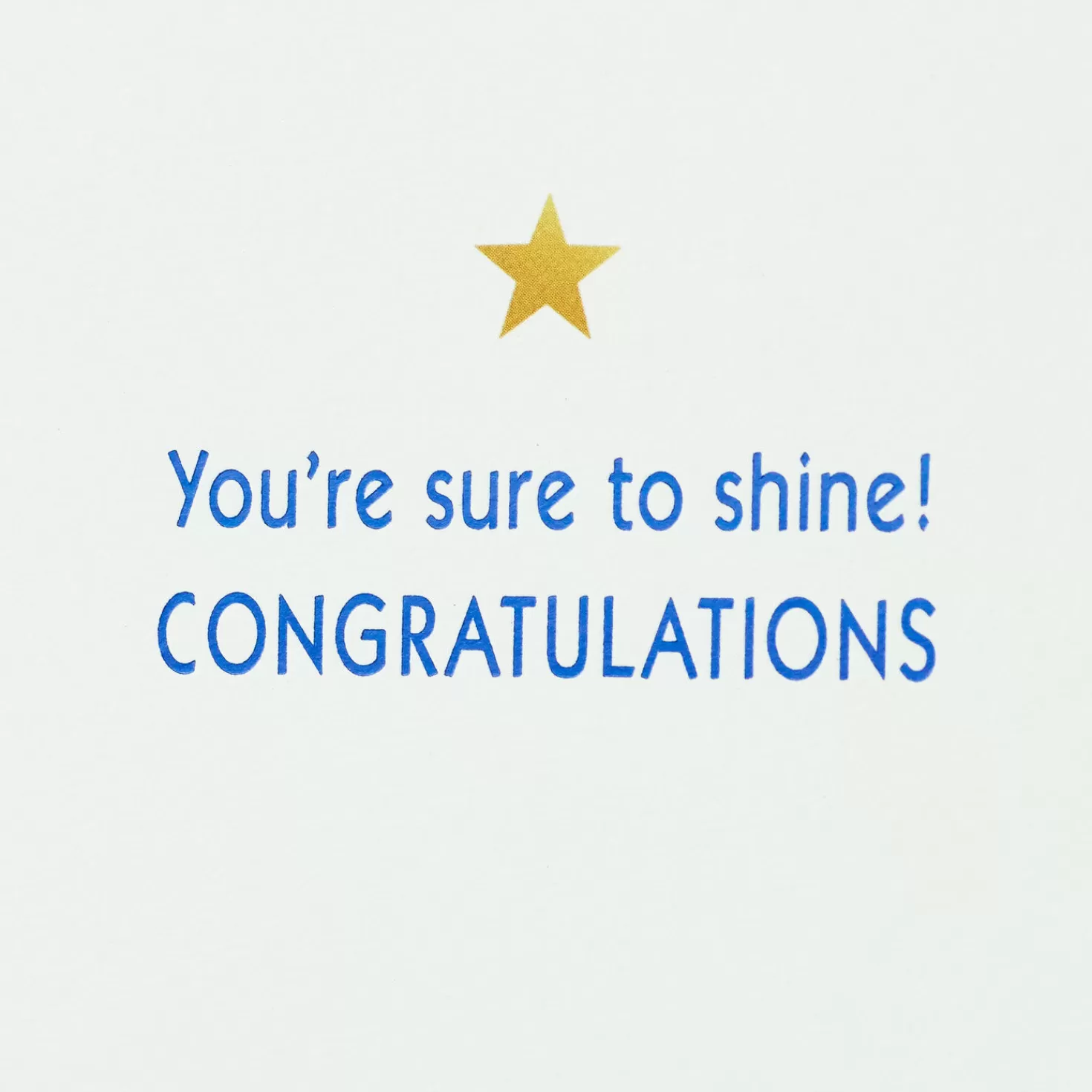 Cheap Gold Star New Job Congratulations Card Congratulations