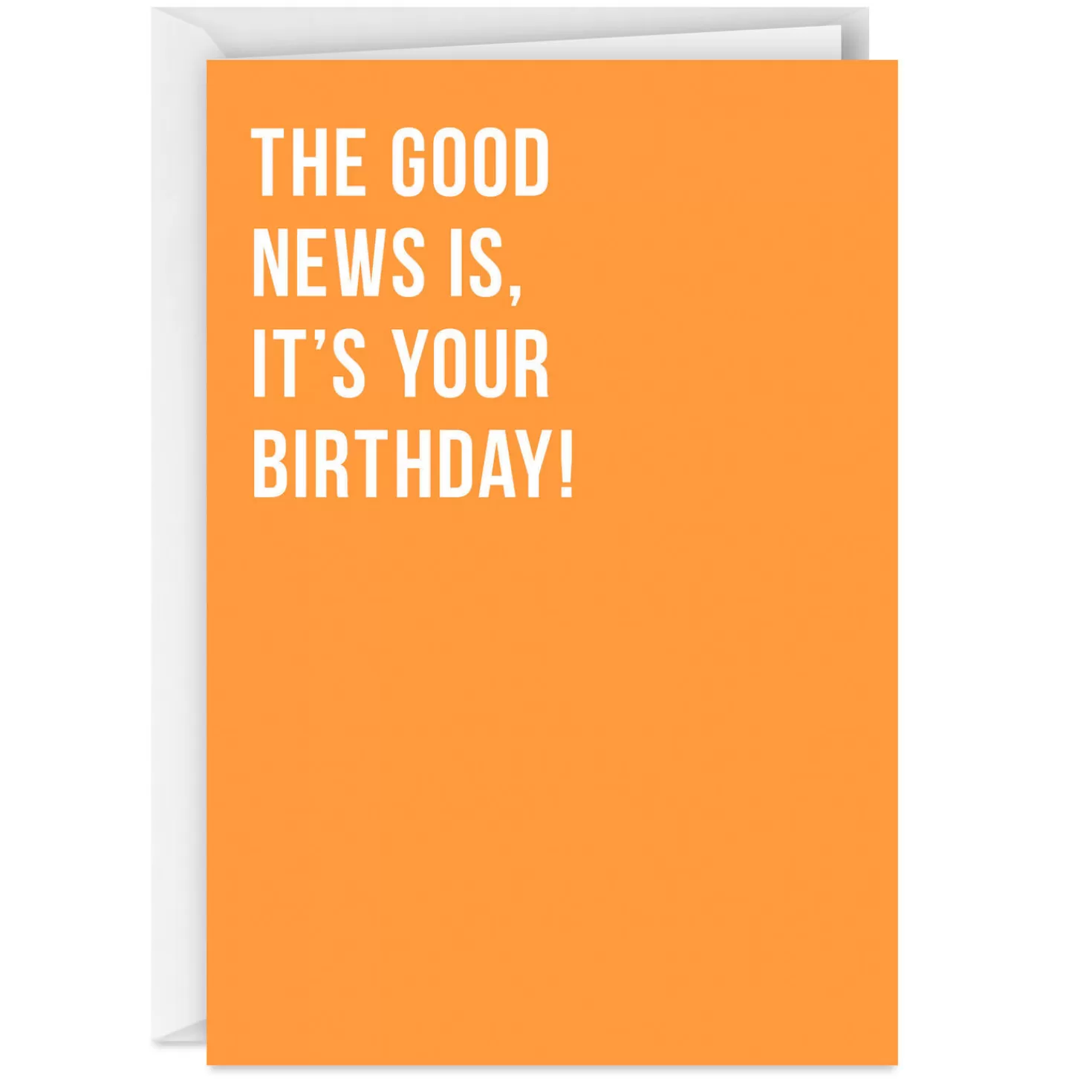 Birthday>Hallmark Good News, Bad News Funny Birthday Card