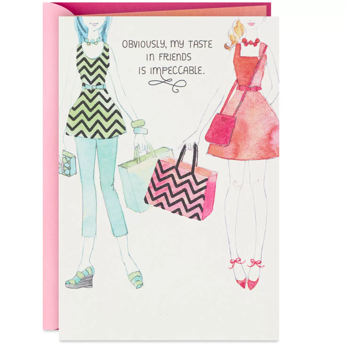 Birthday>Hallmark Good Taste In Friends Birthday Card For Her