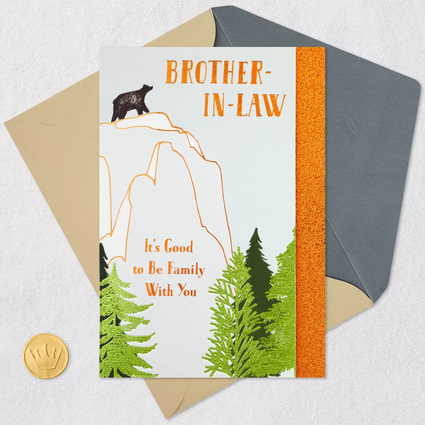 Birthday>Hallmark Good To Be Family With You Birthday Card For Brother-In-Law