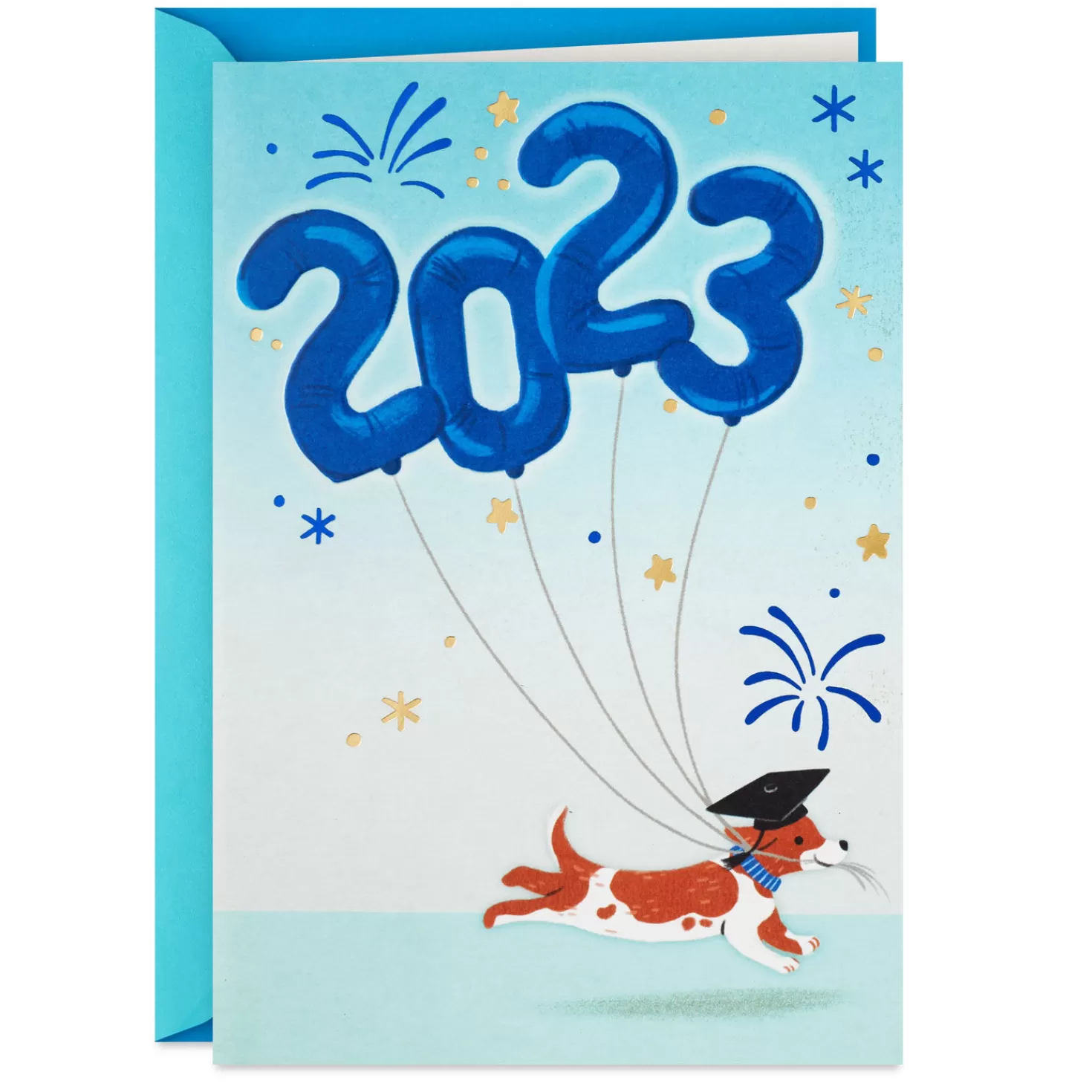 Outlet Grad Dog With 2023 Balloons Spanish-Language Graduation Card Graduation