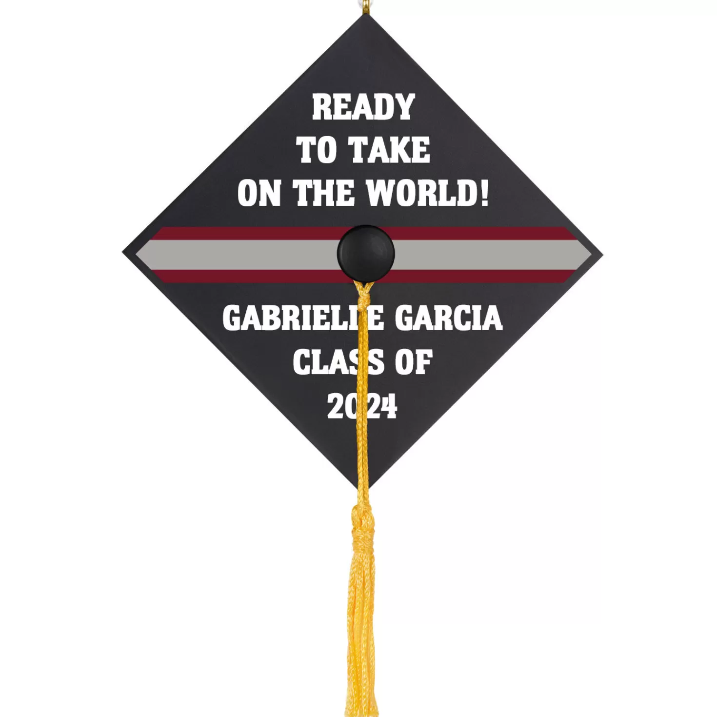 Best Sale Graduation Cap Text Personalized Ornament Graduation