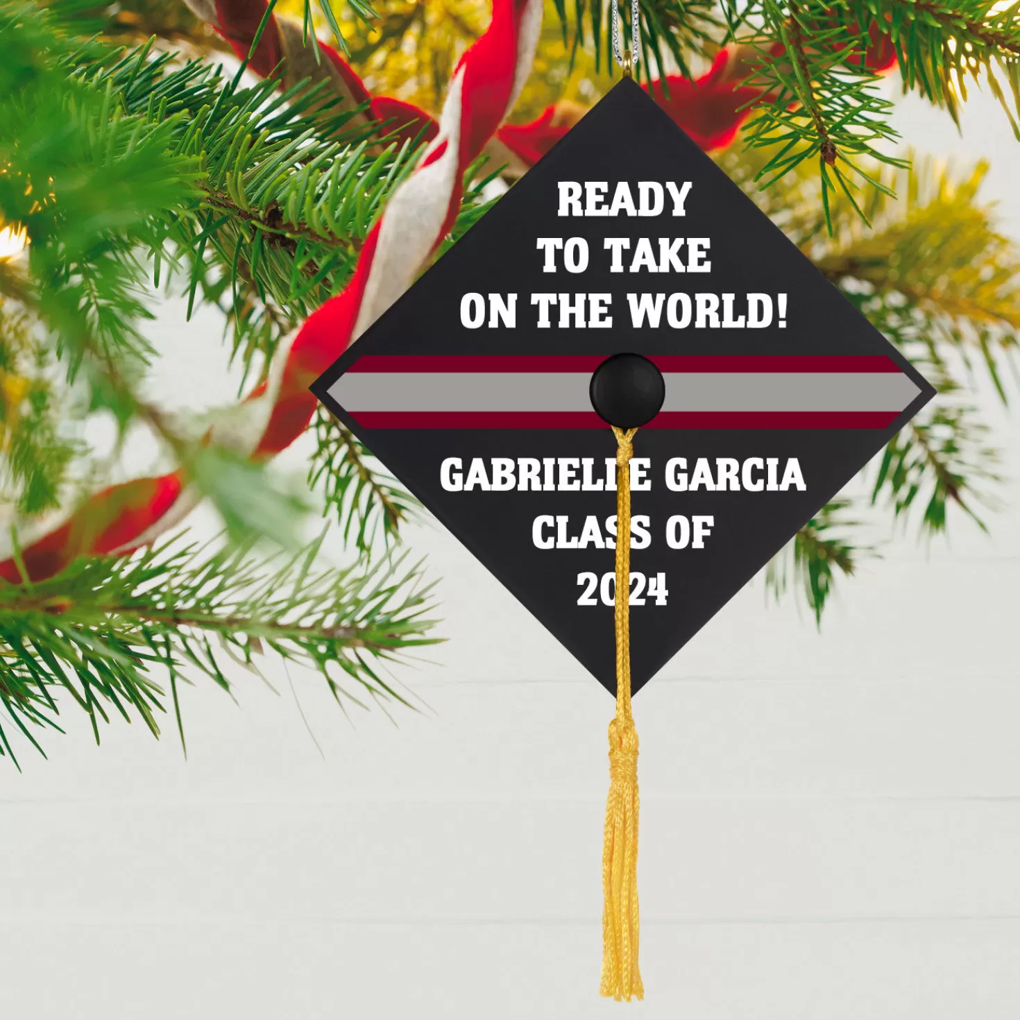 Best Sale Graduation Cap Text Personalized Ornament Graduation