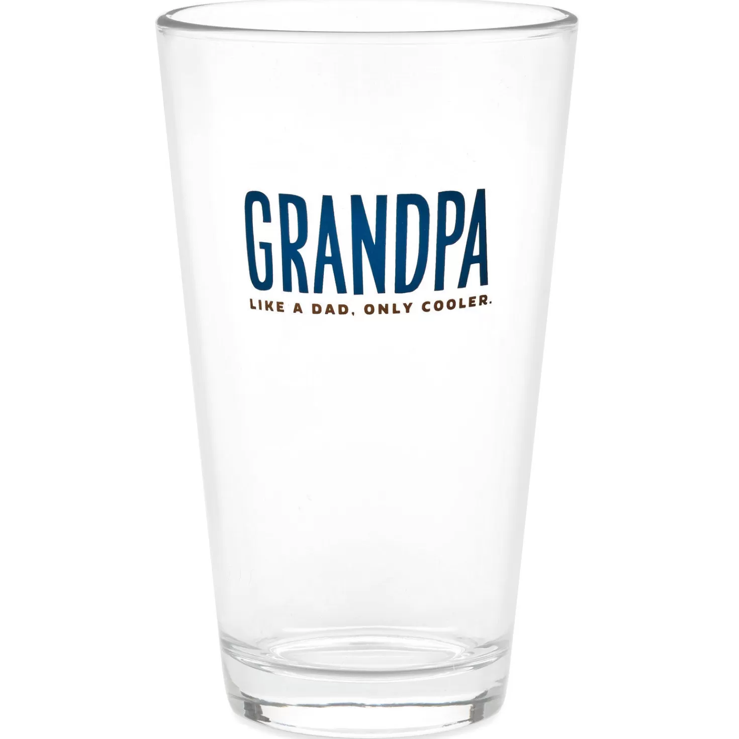Grandparents Day (9/10)>Hallmark Grandpa: Like A Dad, Only Cooler Pint Glass, 16 Oz.