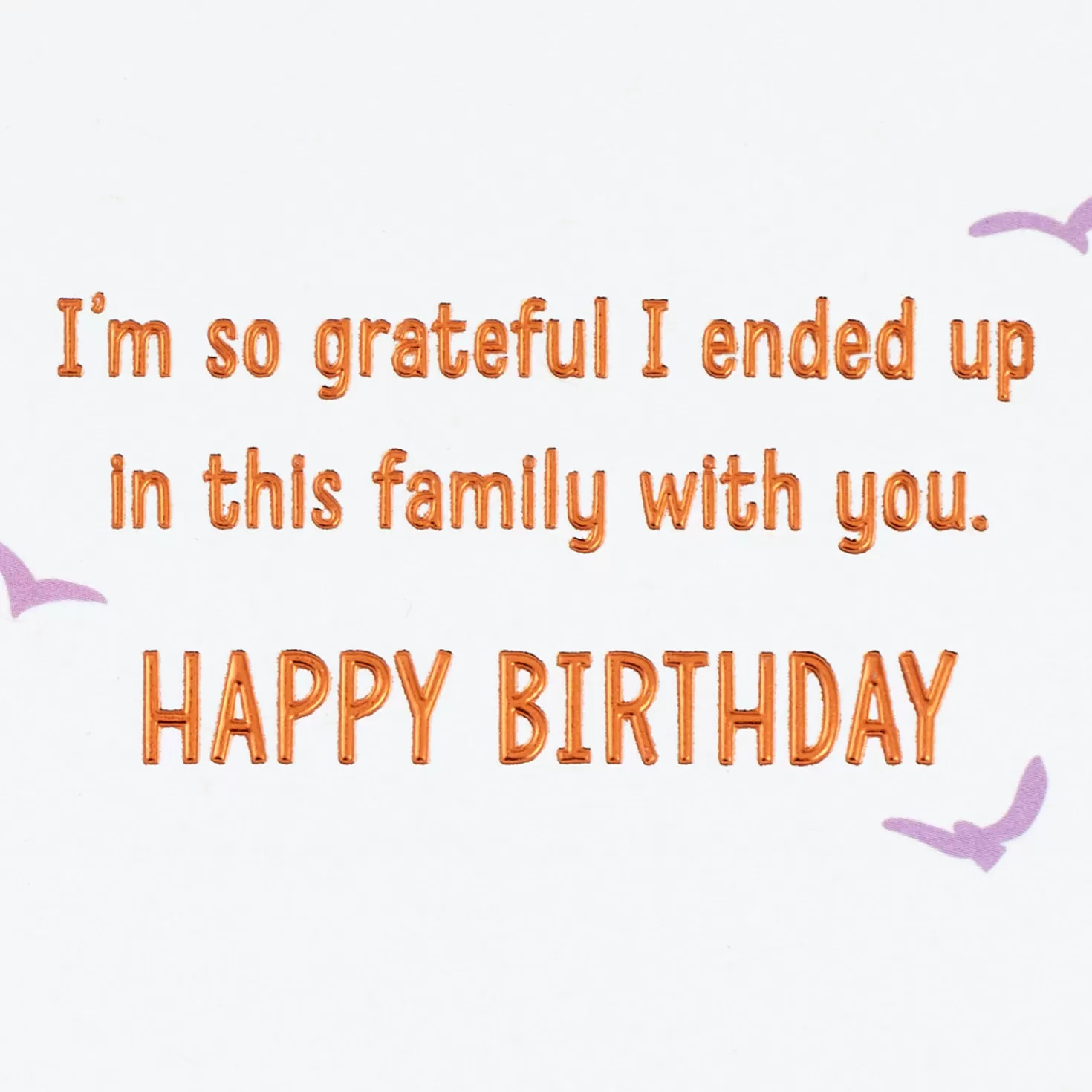 Birthday>Hallmark Grateful To Be In This Family Birthday Card For Relative