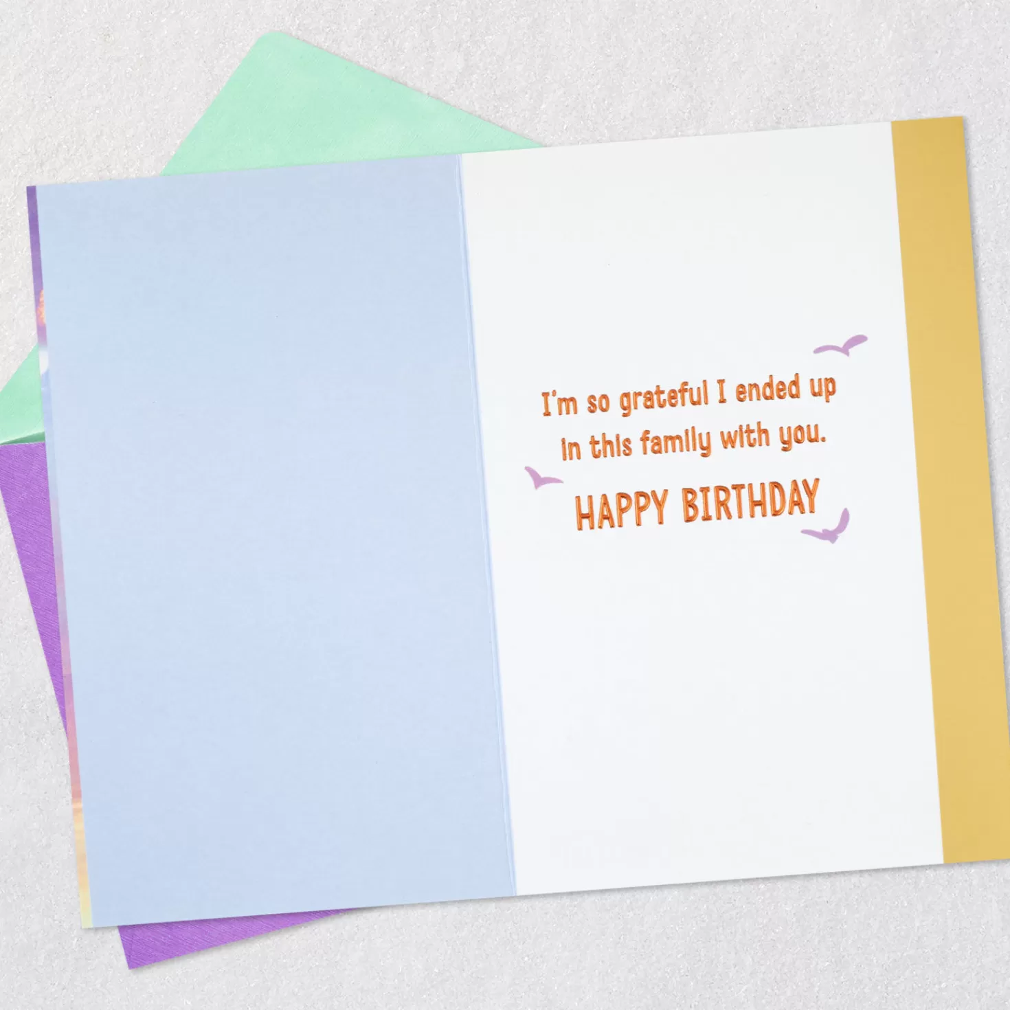 Birthday>Hallmark Grateful To Be In This Family Birthday Card For Relative