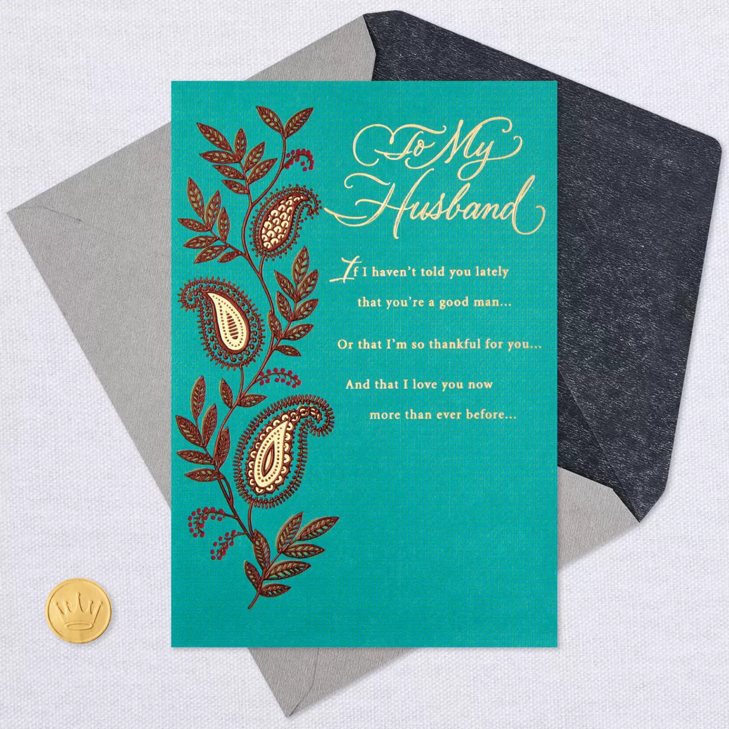 Birthday>Hallmark Grateful To Share This Life With You Birthday Card For Husband