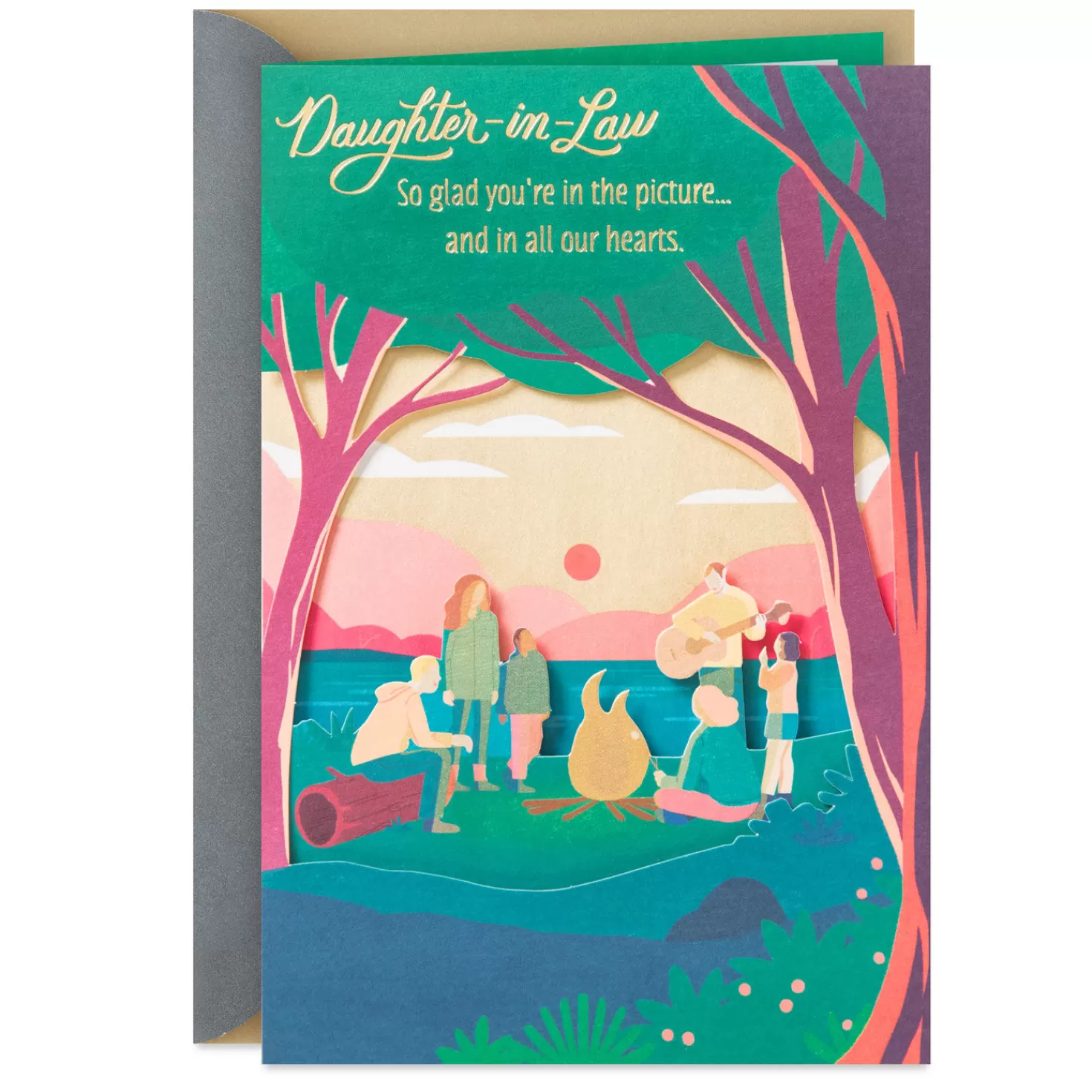 Birthday>Hallmark Grateful You'Re In The Family Birthday Card For Daughter-In-Law