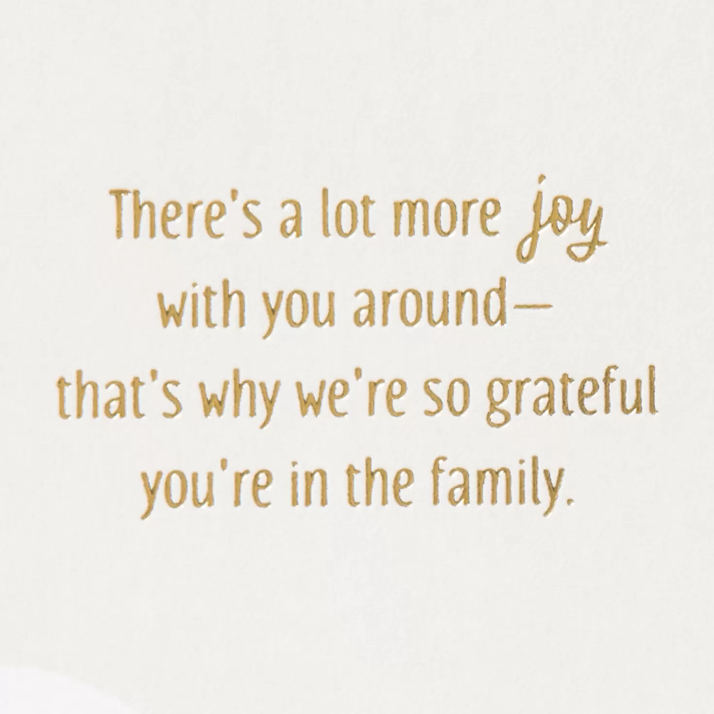 Birthday>Hallmark Grateful You'Re In The Family Birthday Card For Daughter-In-Law