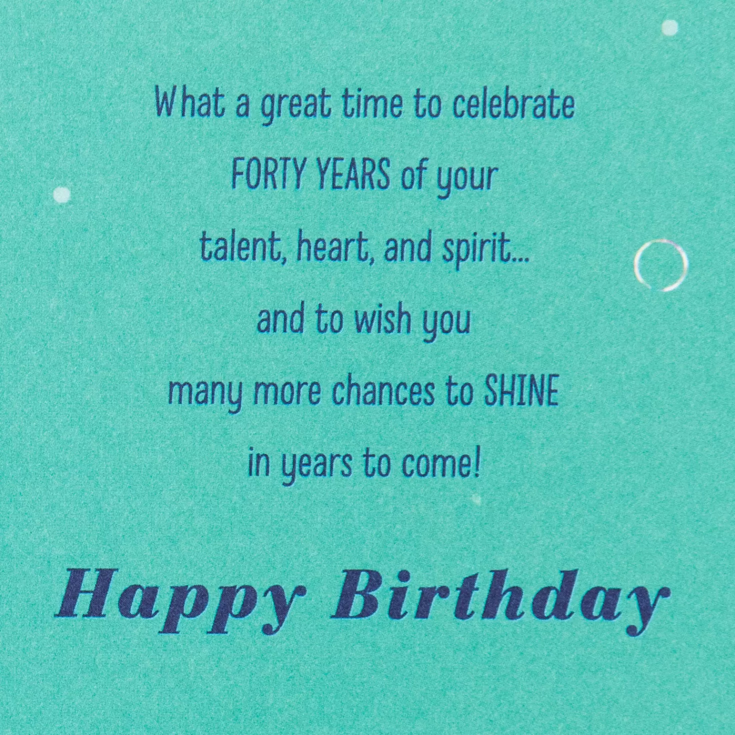 Birthday>Hallmark Great Time To Celebrate 40Th Birthday Card