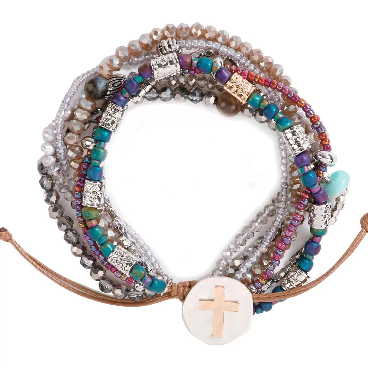 Cheap Grey Your Journey Layered Prayer Bracelet Encouragement