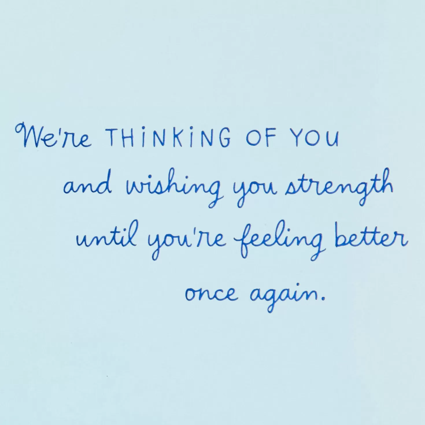 Shop Happier, Healthier Days Get Well Card From Us Get Well