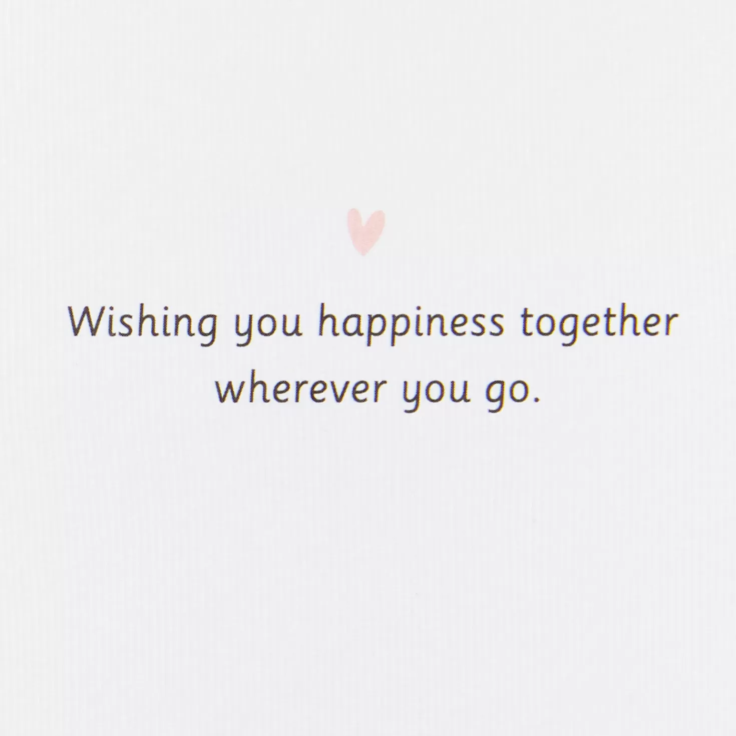 Outlet Happiness Wherever You Go Wedding Card Wedding