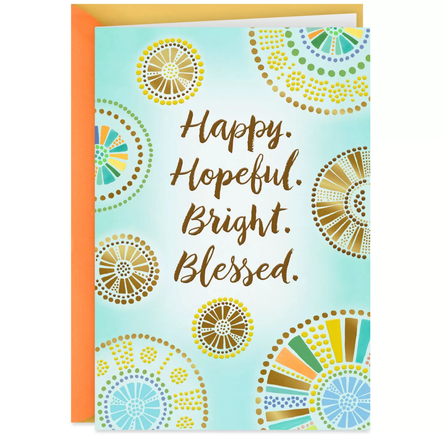 Birthday>Hallmark Happy And Blessed Religious Birthday Card