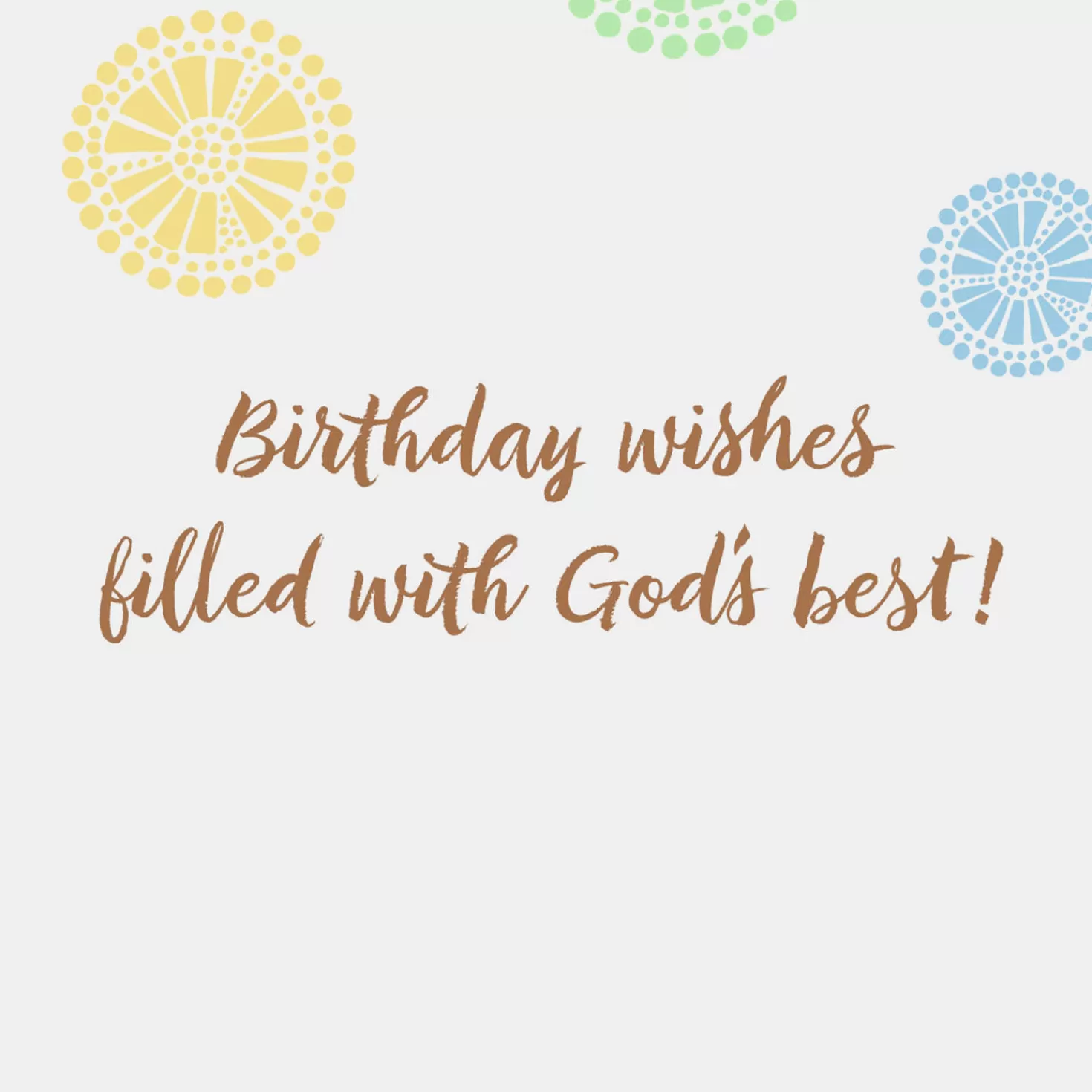 Birthday>Hallmark Happy And Blessed Religious Birthday Card