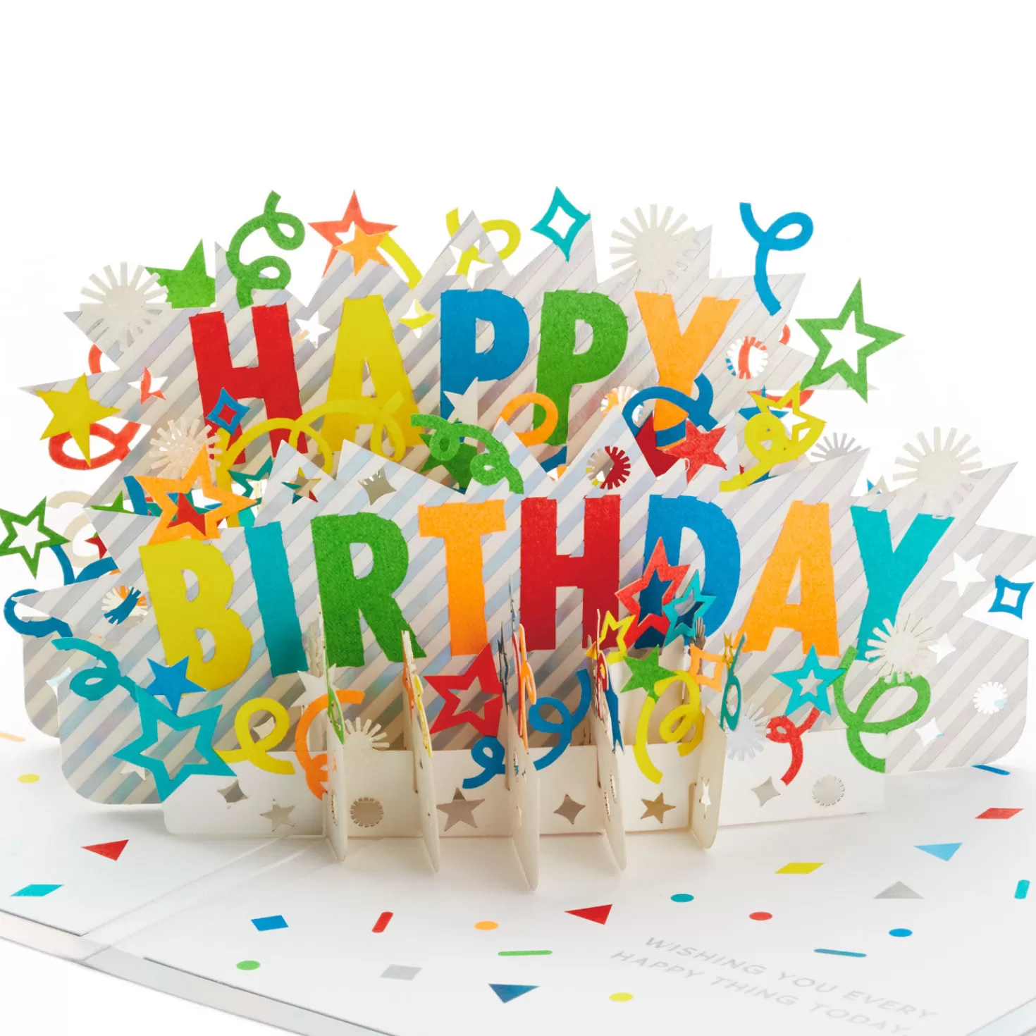 Birthday>Hallmark Happy Birthday Cake 3D Pop-Up Birthday Card