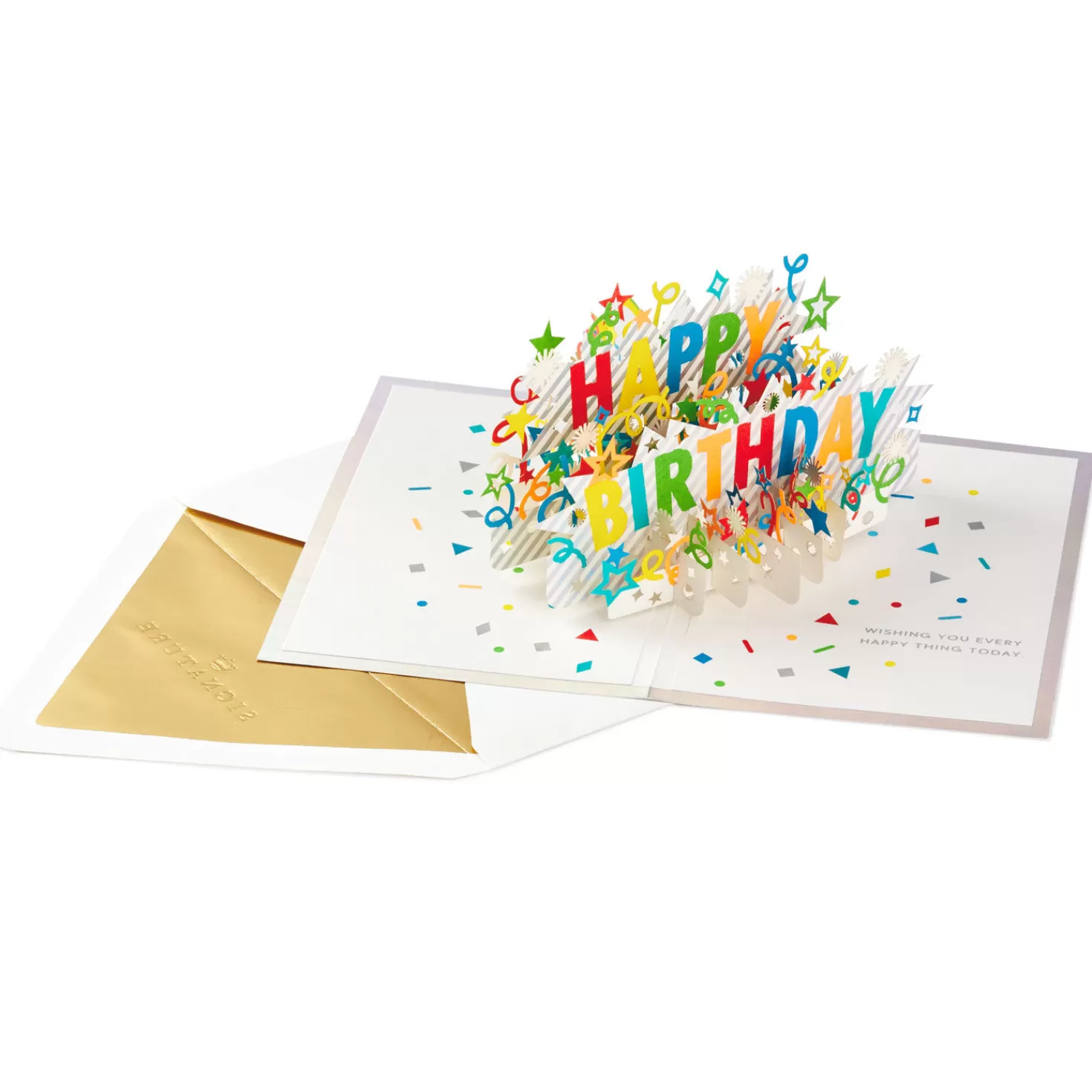 Birthday>Hallmark Happy Birthday Cake 3D Pop-Up Birthday Card