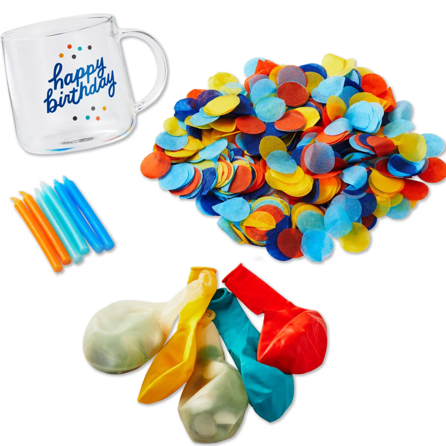 Birthday>Hallmark Happy Birthday Glass Mug Party Kit