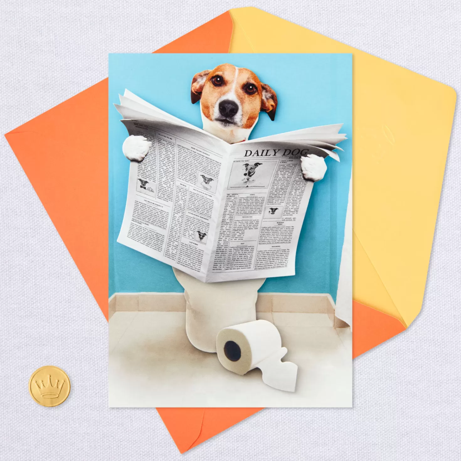 Birthday>Hallmark Happy From The A.M. To The B.M. Funny Pop-Up Birthday Card