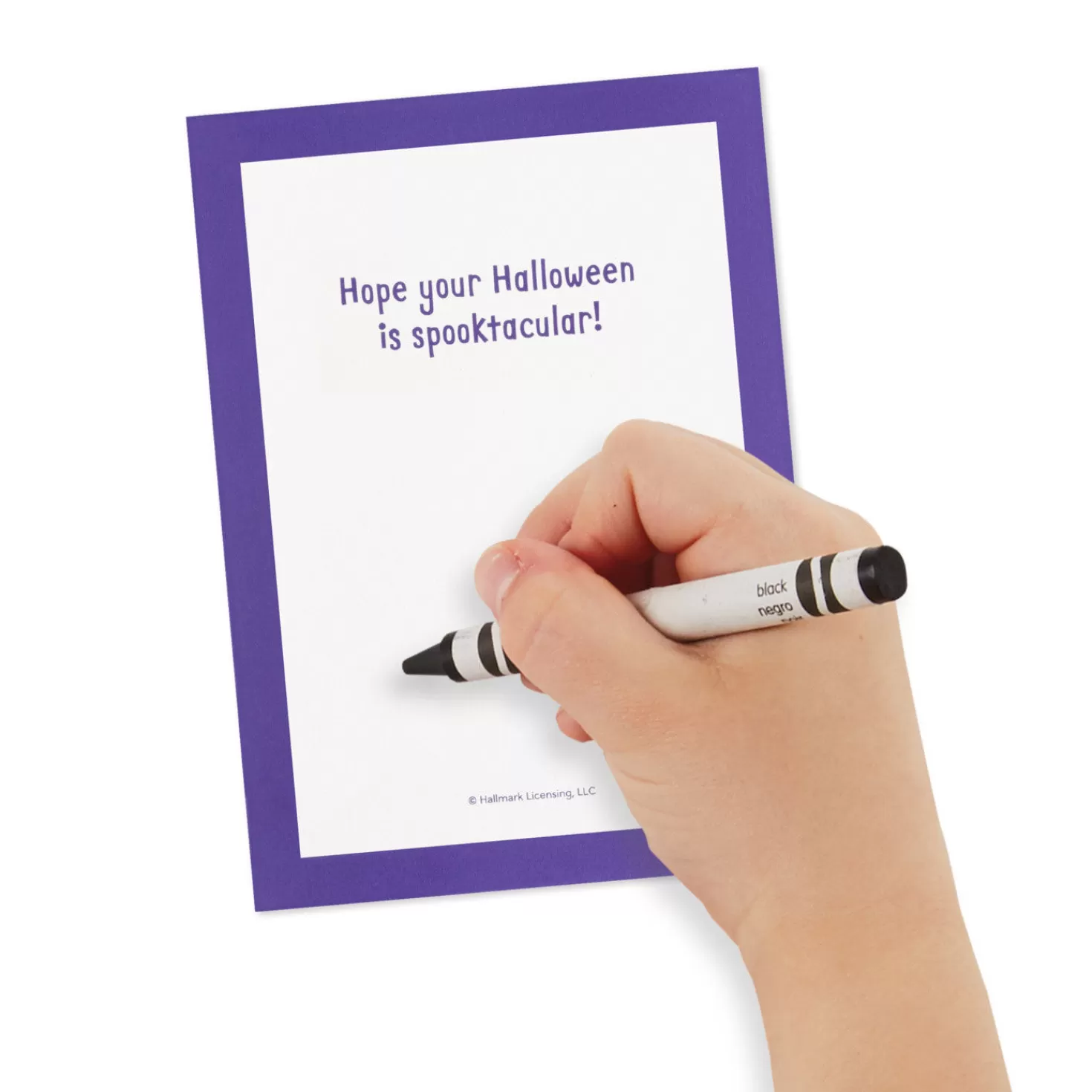 Halloween (10/31)>Hallmark Happy Halloween Flat Note Cards With Stickers, Pack Of 24