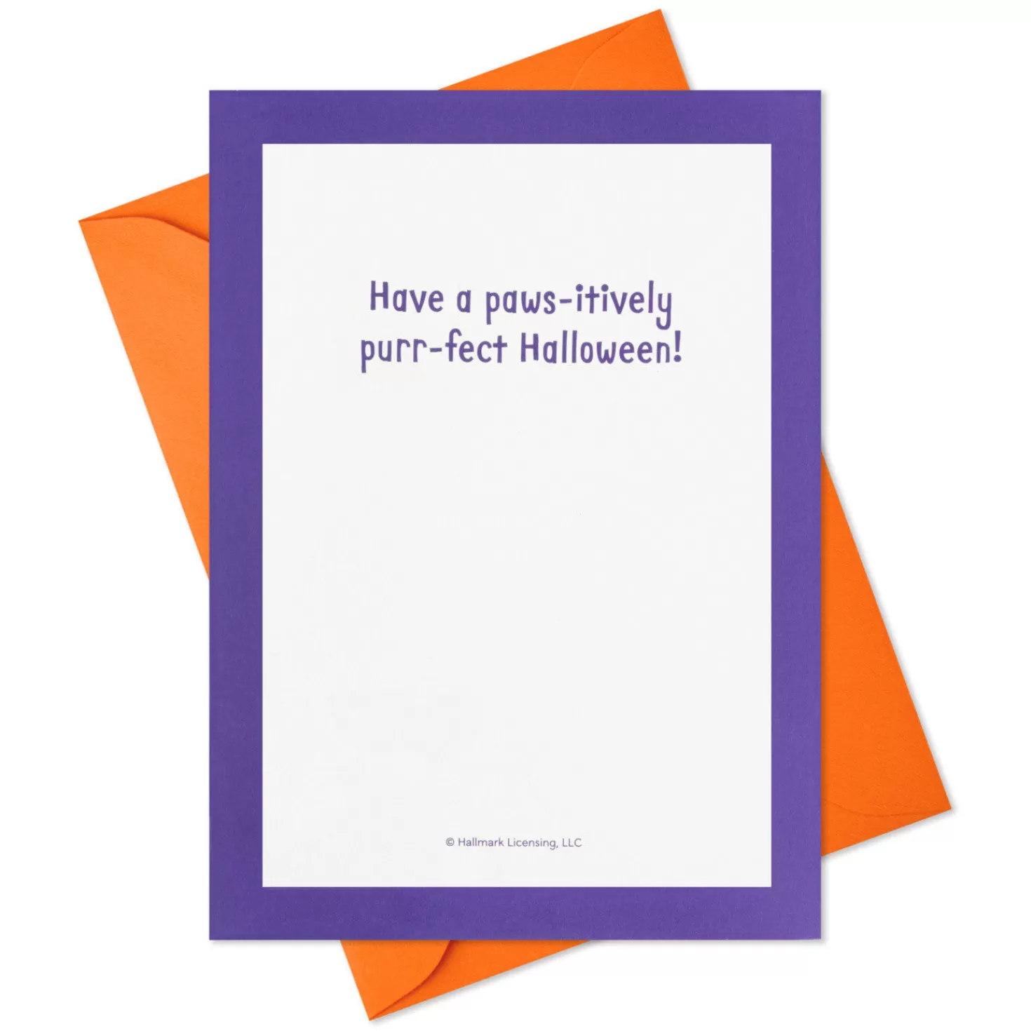 Halloween (10/31)>Hallmark Happy Halloween Flat Note Cards With Stickers, Pack Of 24