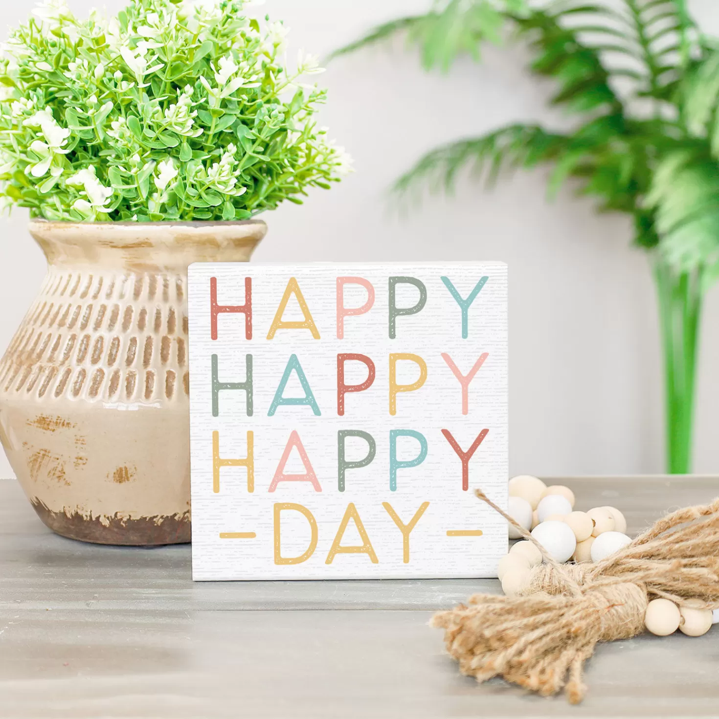 Discount Happy Happy Wood Quote Sign, 5.25X5.25 Retirement