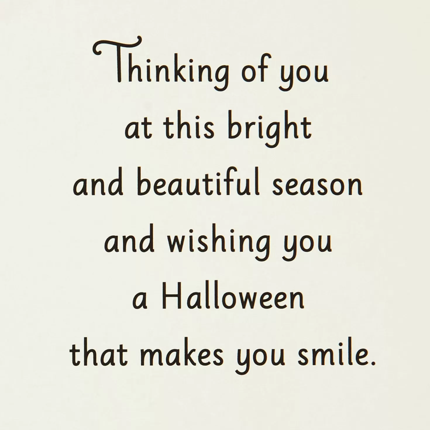 Halloween (10/31)>Hallmark Happy Smiles Across The Miles Halloween Card