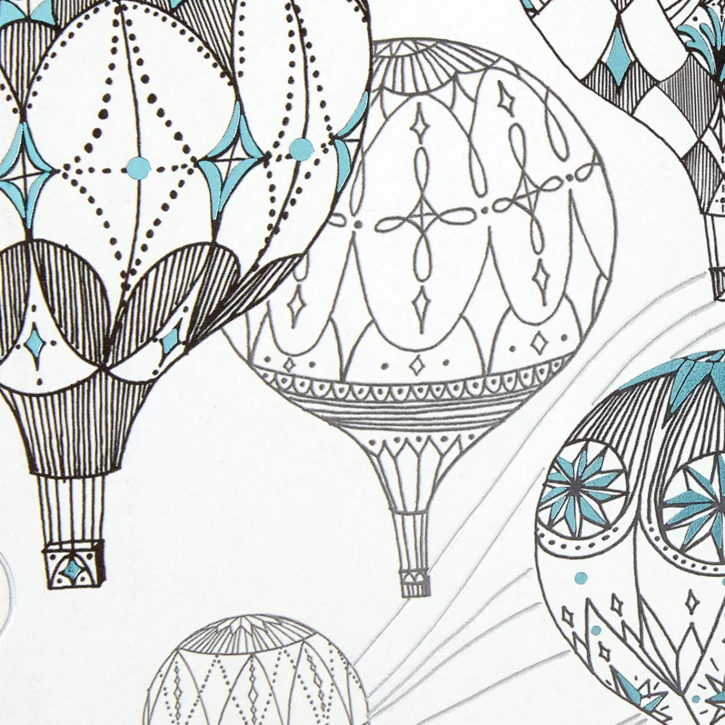 Hot Happy Thoughts To Give You A Lift Get Well Coloring Card Get Well