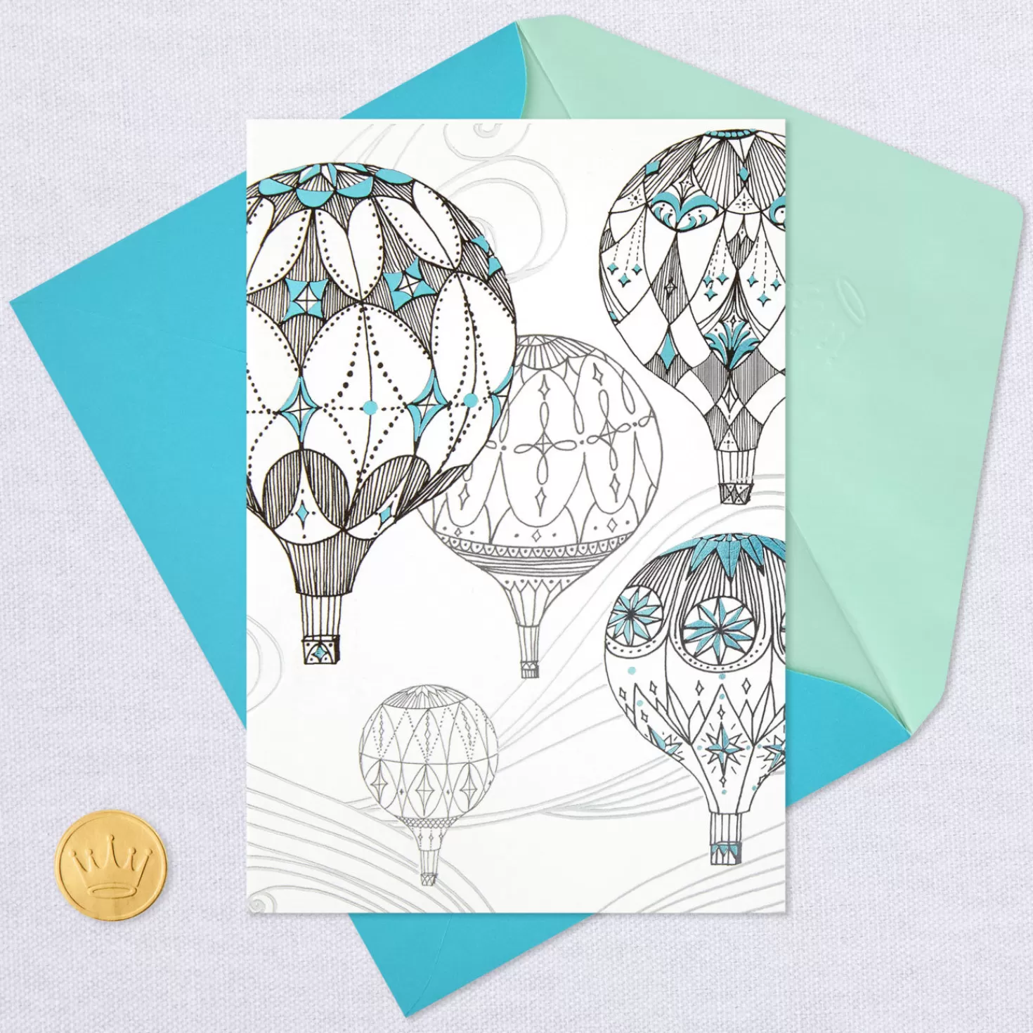Hot Happy Thoughts To Give You A Lift Get Well Coloring Card Get Well