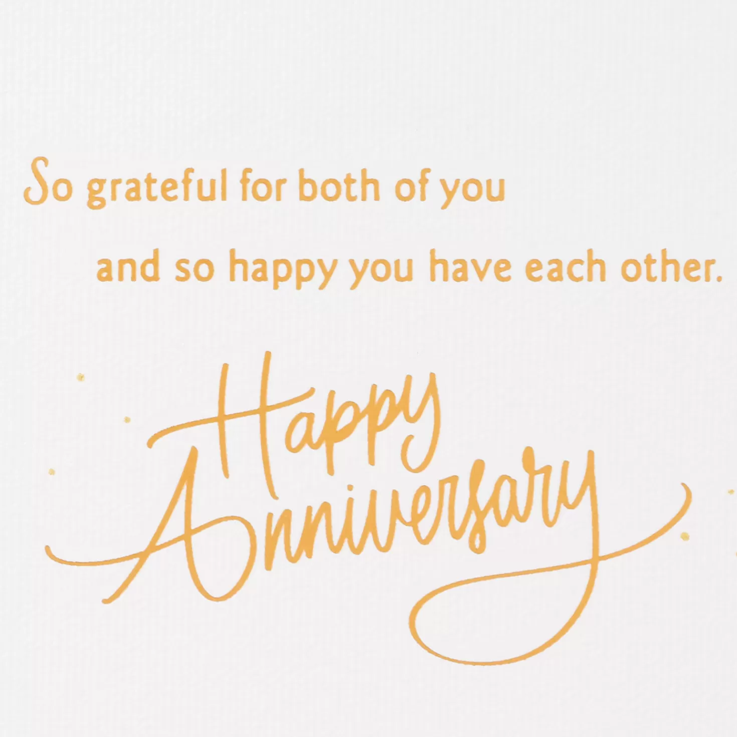 Anniversary>Hallmark Happy You Have Each Other Anniversary Card For Granddaughter And Spouse