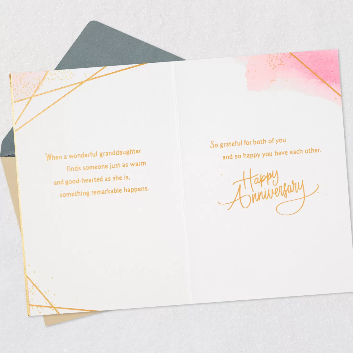Anniversary>Hallmark Happy You Have Each Other Anniversary Card For Granddaughter And Spouse
