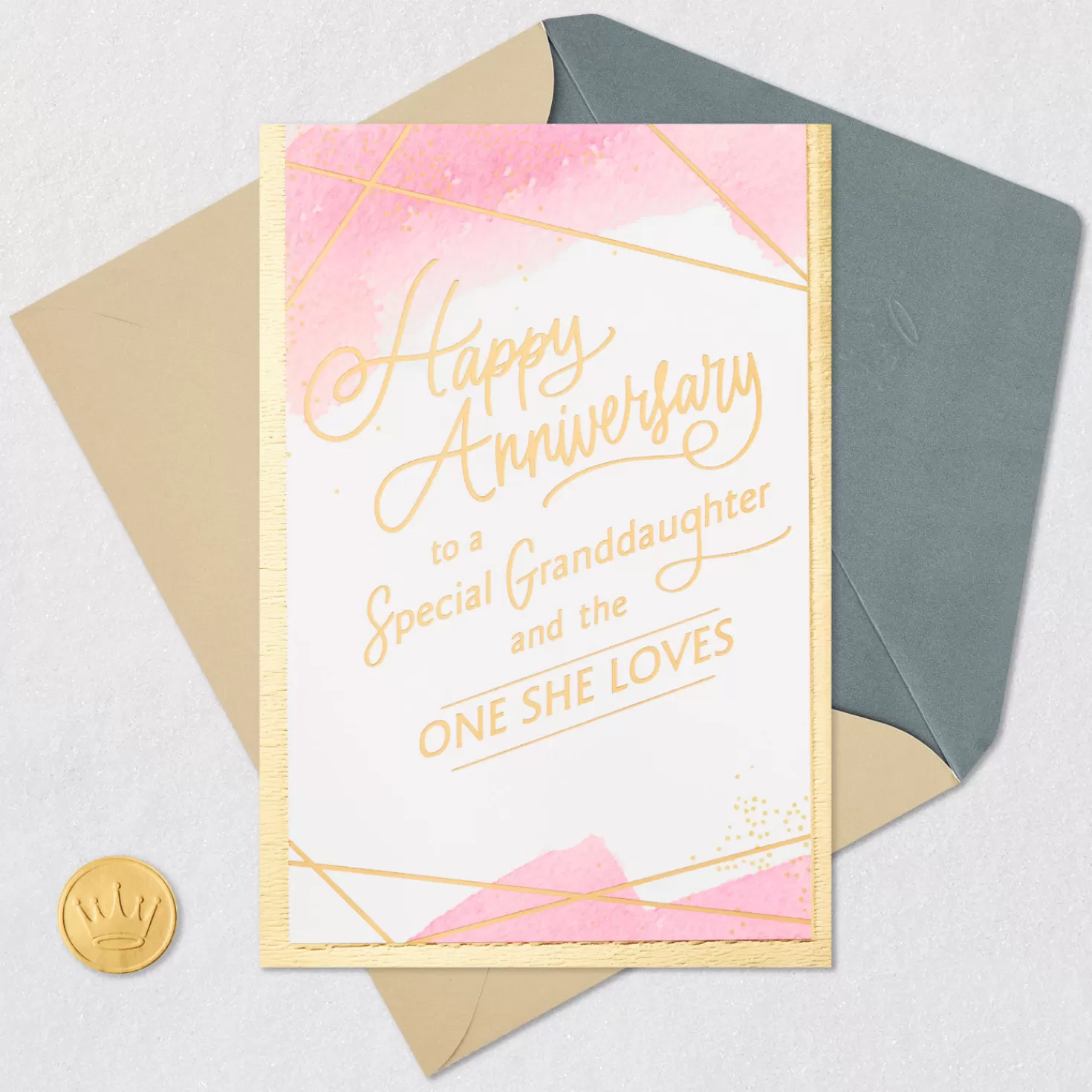 Anniversary>Hallmark Happy You Have Each Other Anniversary Card For Granddaughter And Spouse