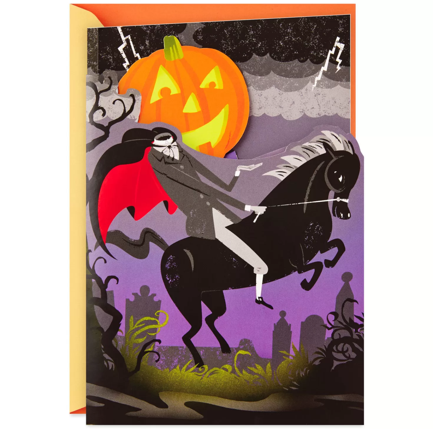 Halloween (10/31)>Hallmark Headless Horseman Musical Pop-Up Halloween Card