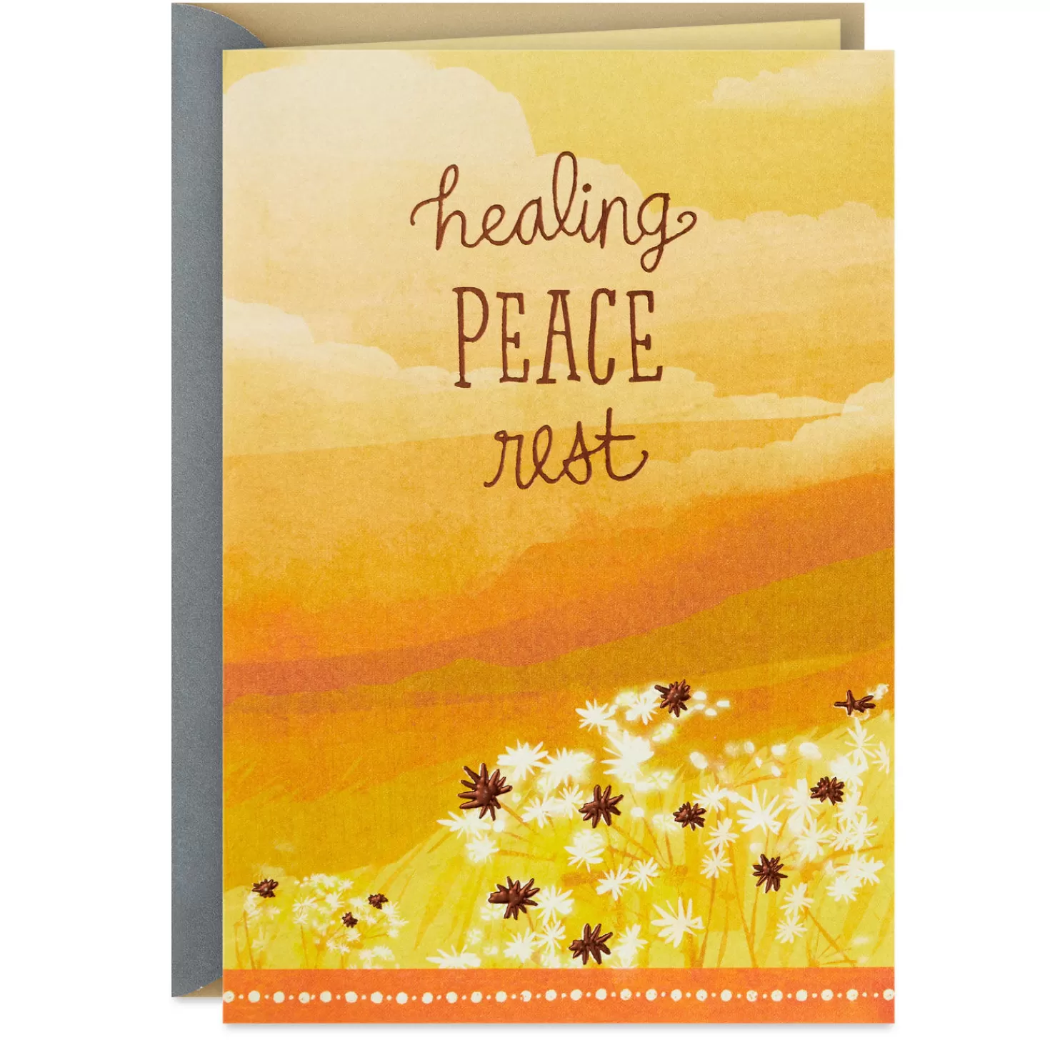 Cheap Healing, Peace And Rest Religious Get Well Card Get Well