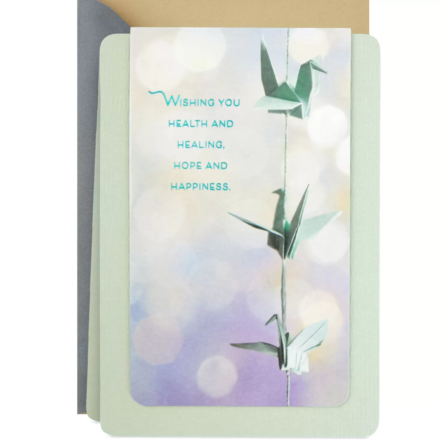 Best Health And Healing Origami Swans Get Well Card Get Well