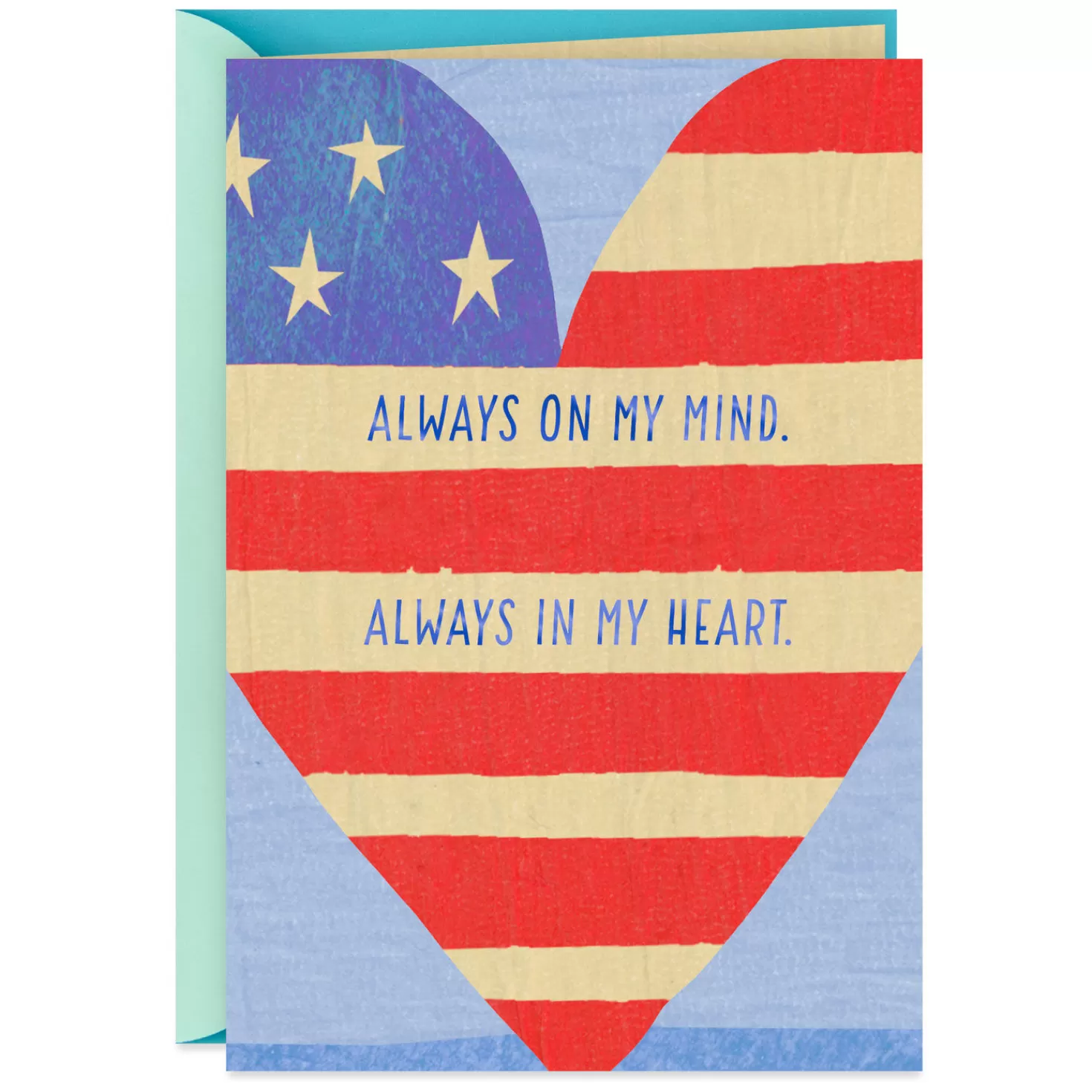 Best Sale Heart Flag Military Love Card Military Appreciation
