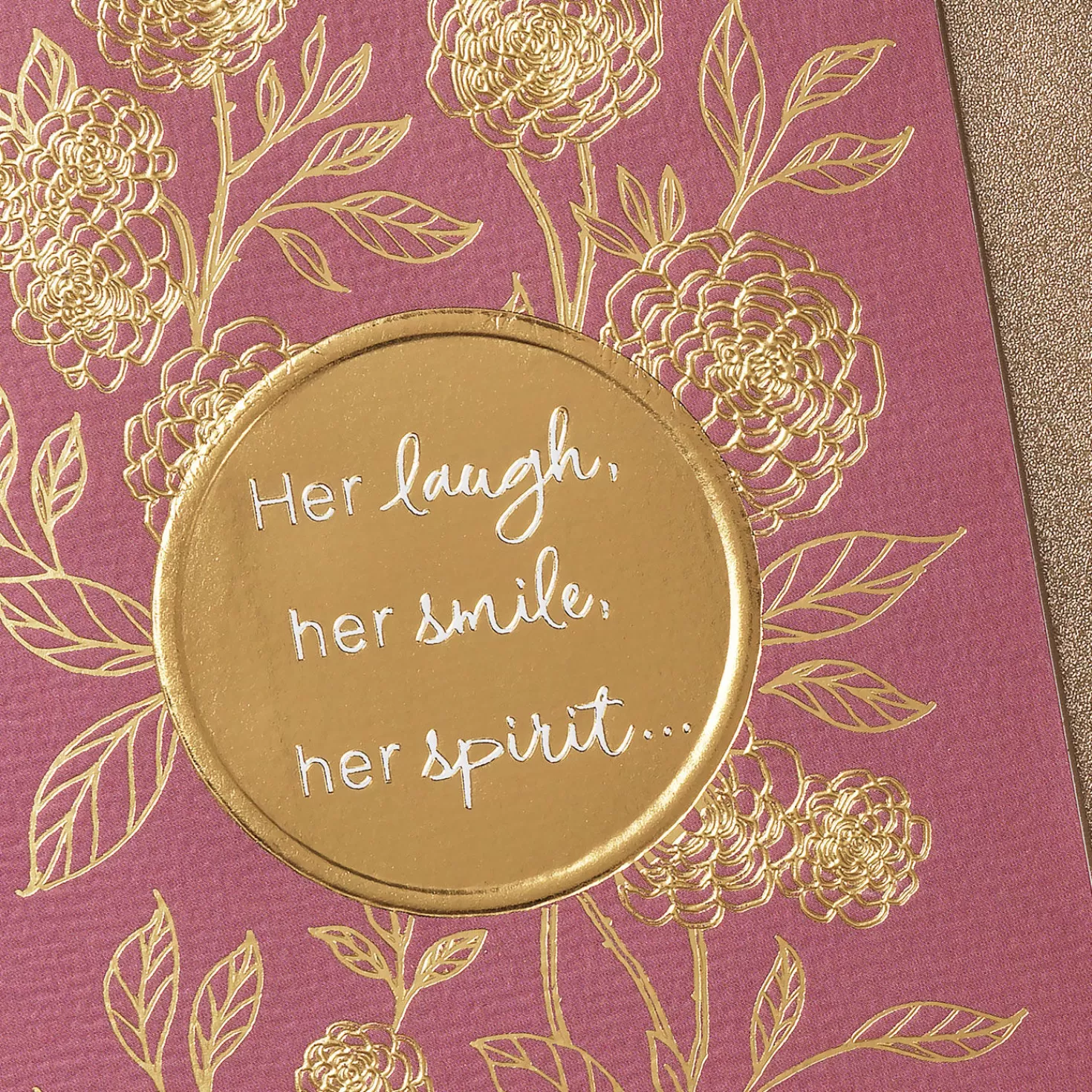 Outlet Her Laugh And Spirit Sympathy Card For Loss Of Mother Sympathy