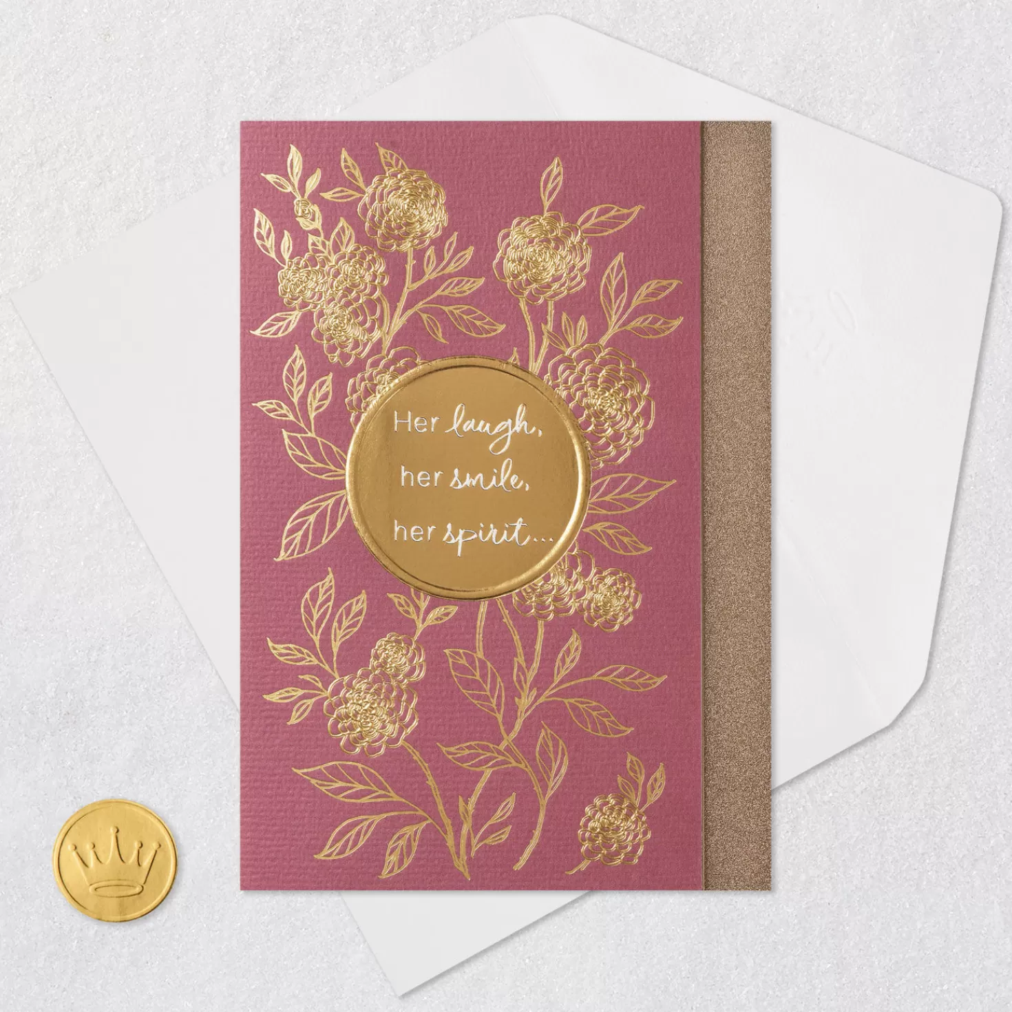Outlet Her Laugh And Spirit Sympathy Card For Loss Of Mother Sympathy