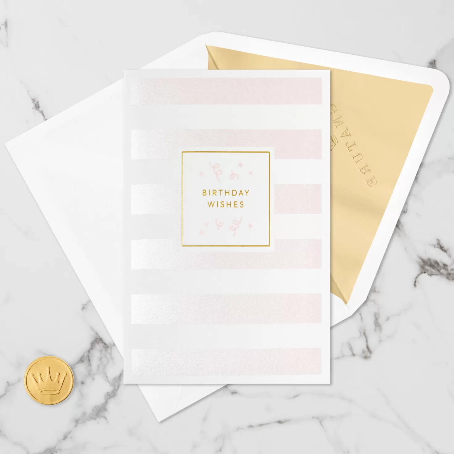 Birthday>Hallmark Here's To A Happy Year Ahead 3D Pop-Up Birthday Card