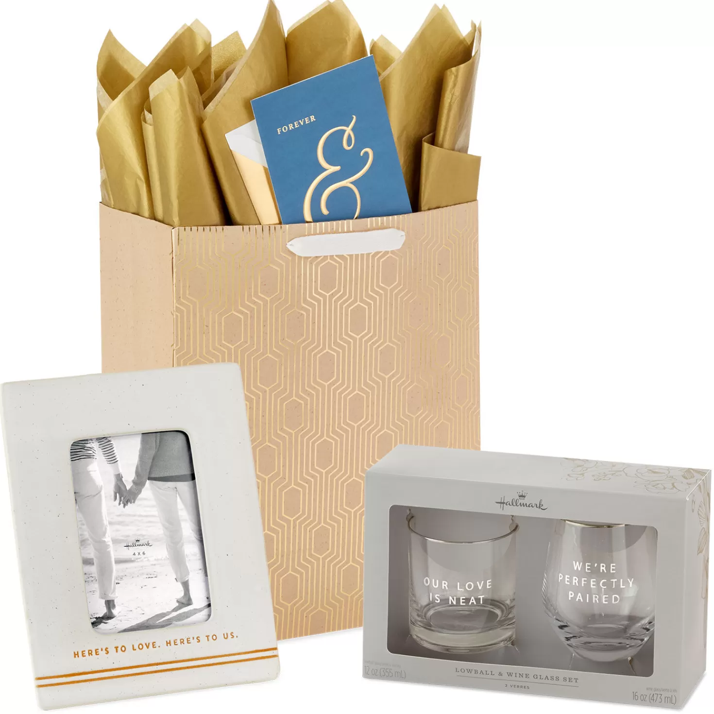 Shop Here's To Love, Here's To Us Gift Set Wedding