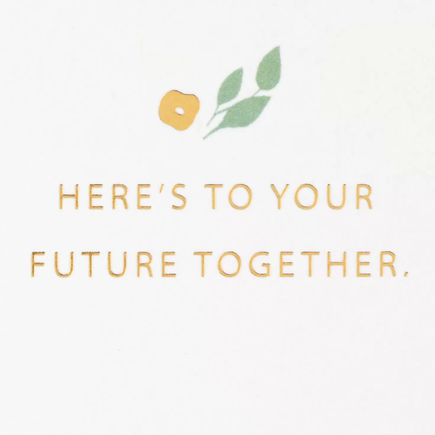 Shop Here's To Your Future Together Wedding Card Wedding