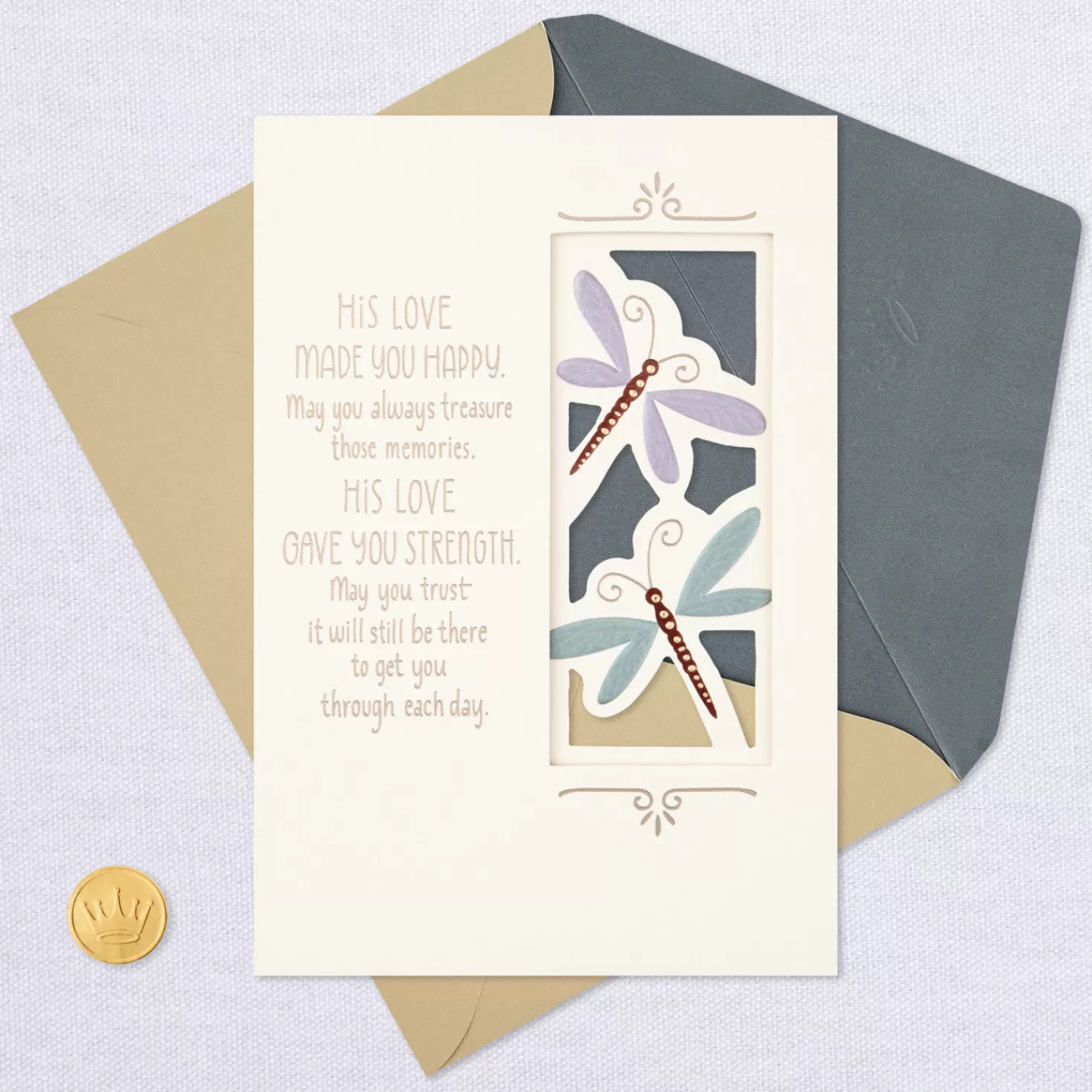Fashion His Love Is Yours Forever Sympathy Card For Loss Of Husband Sympathy
